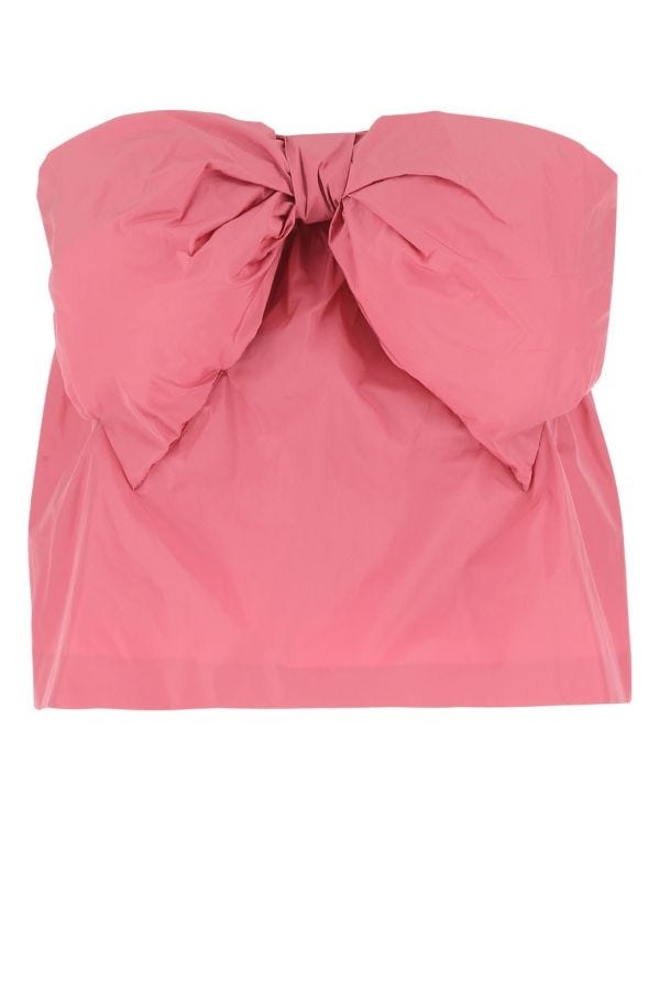 Dark pink taffeta pant-skirt - 1