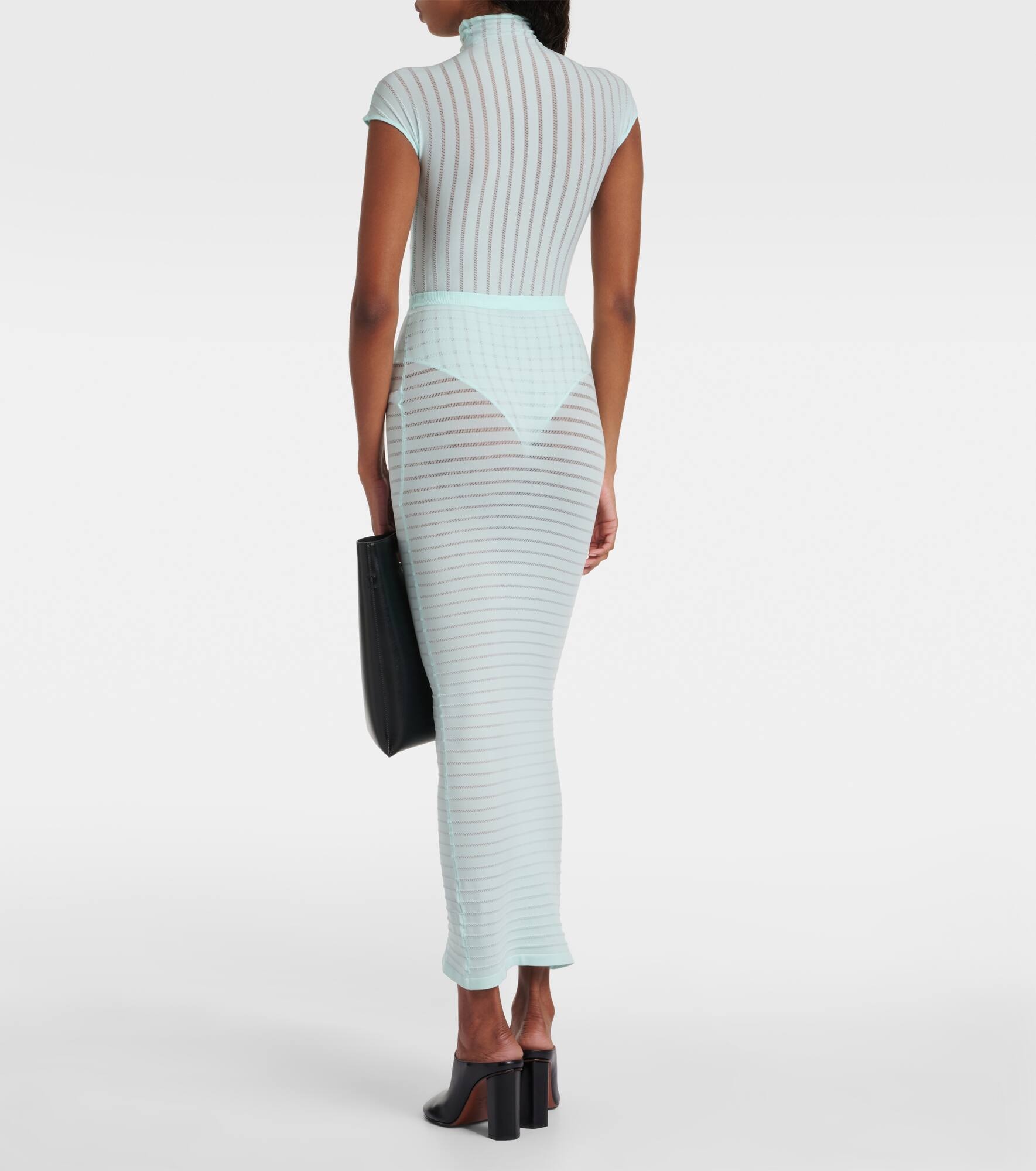 Striped maxi skirt - 3