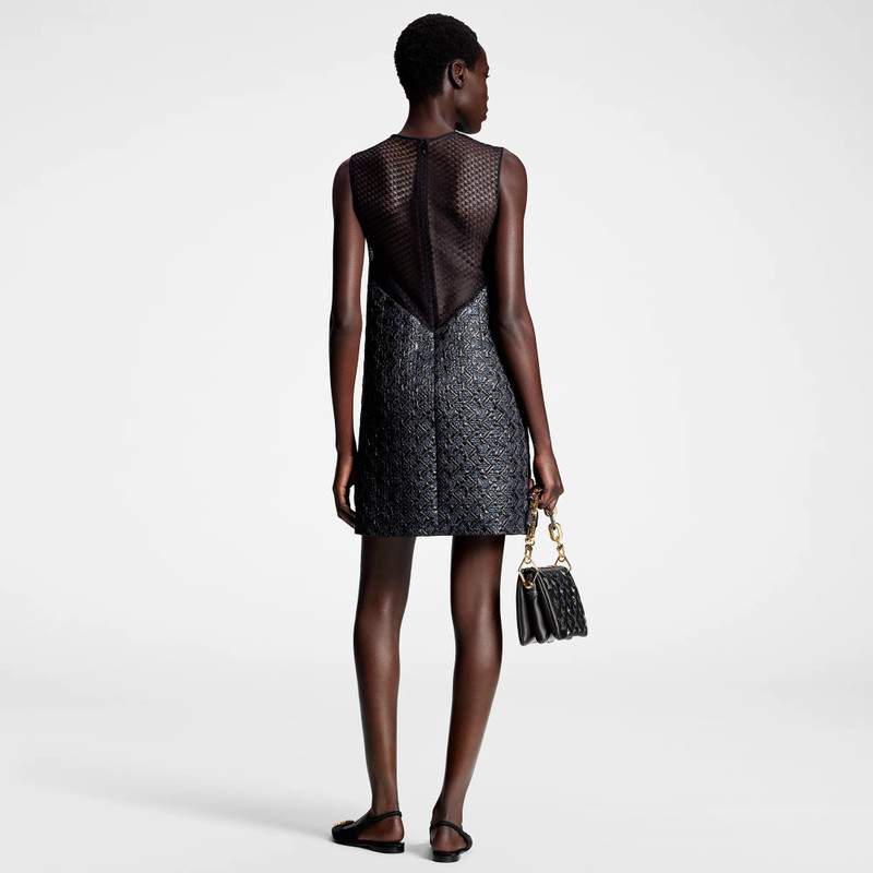 Louis Vuitton Lurex Monogram And Lace Dress - nvprod4700187v | REVERSIBLE