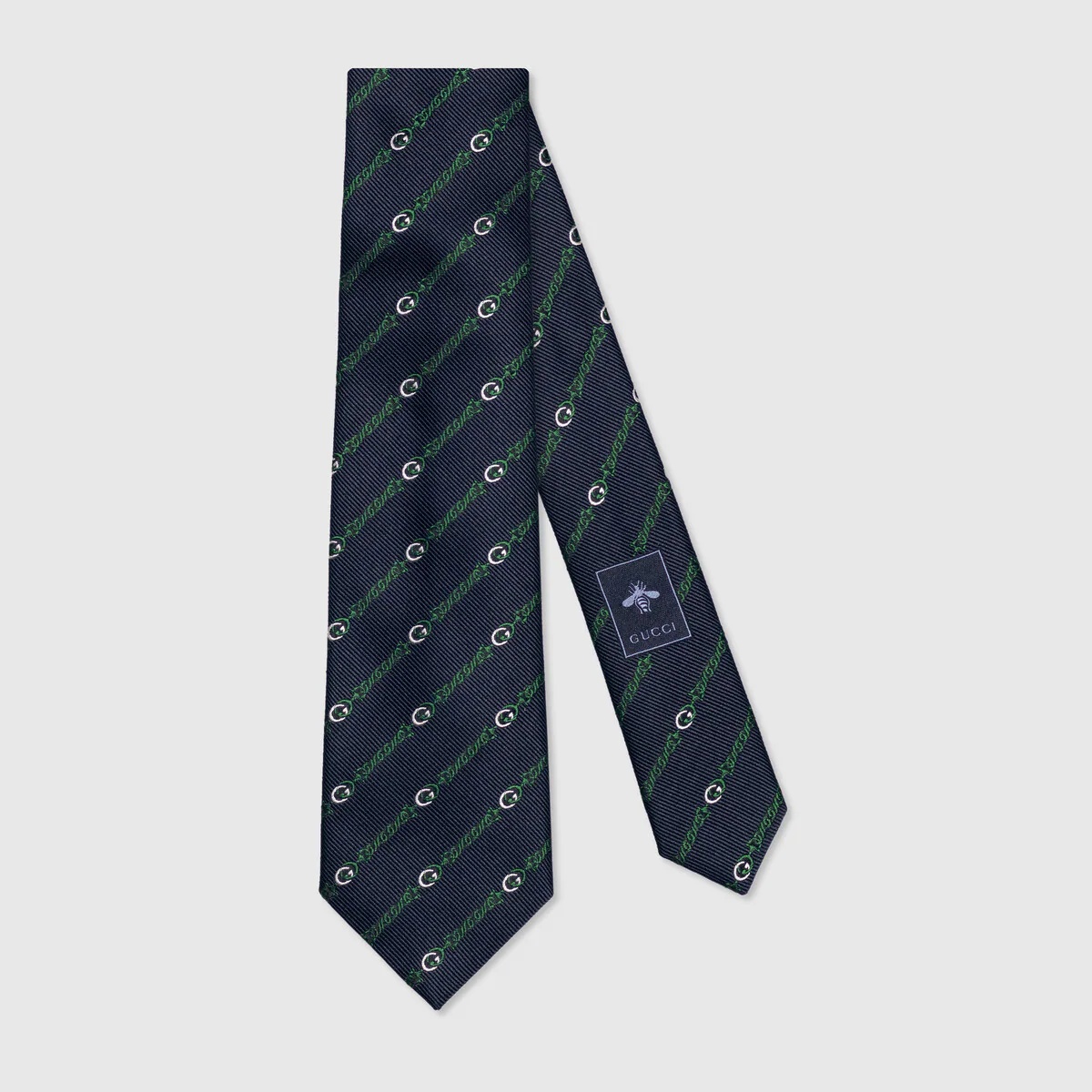 Interlocking G silk tie - 1