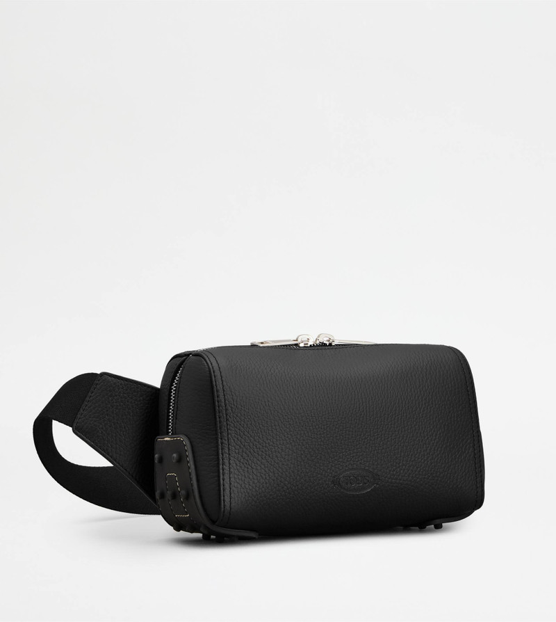 Tod's CROSSBODY BAG IN LEATHER MINI - BLACK outlook