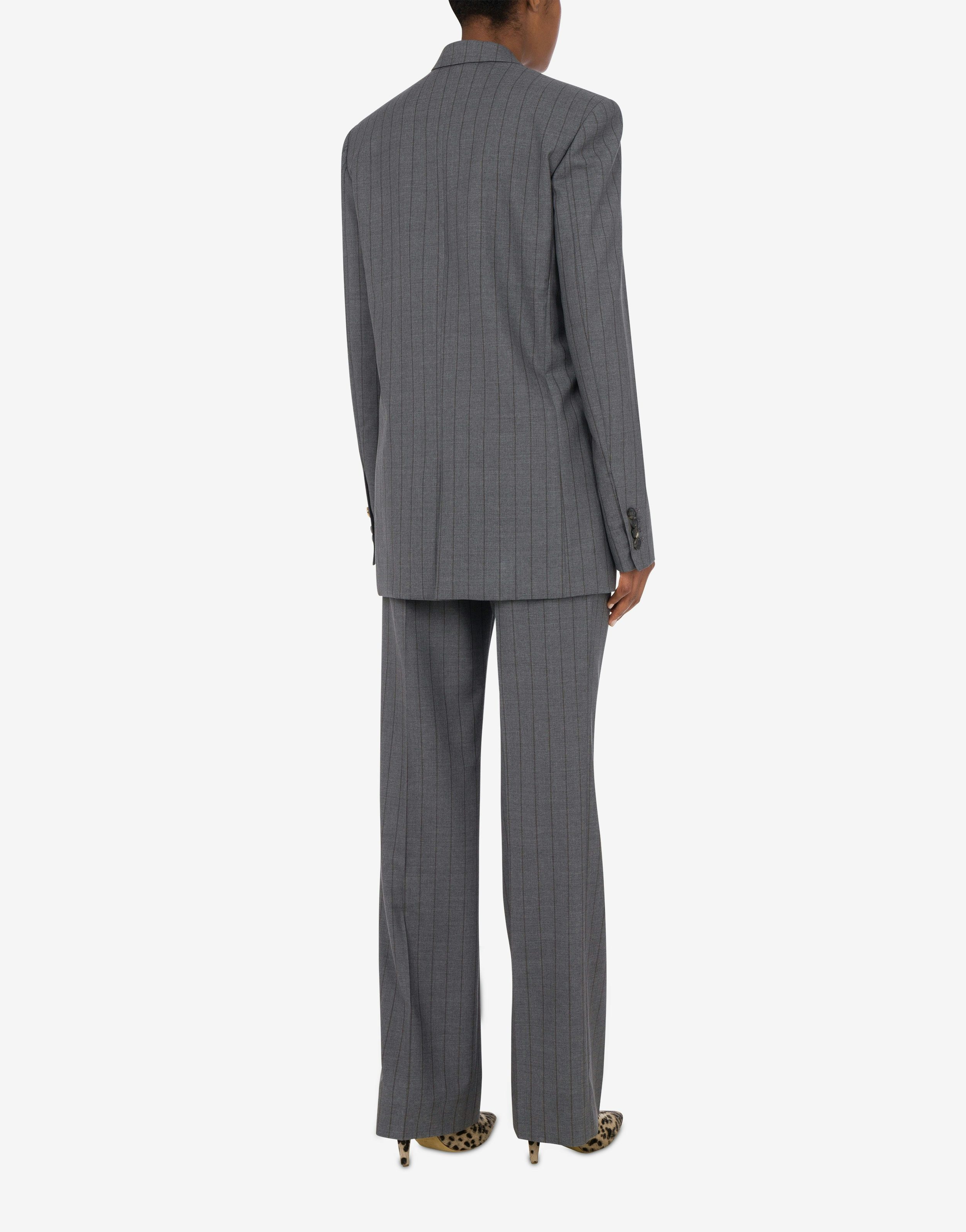 WOOL PINSTRIPE JACKET - 3
