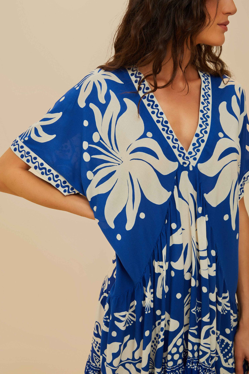 Ocean Scarf Mini Dress 3