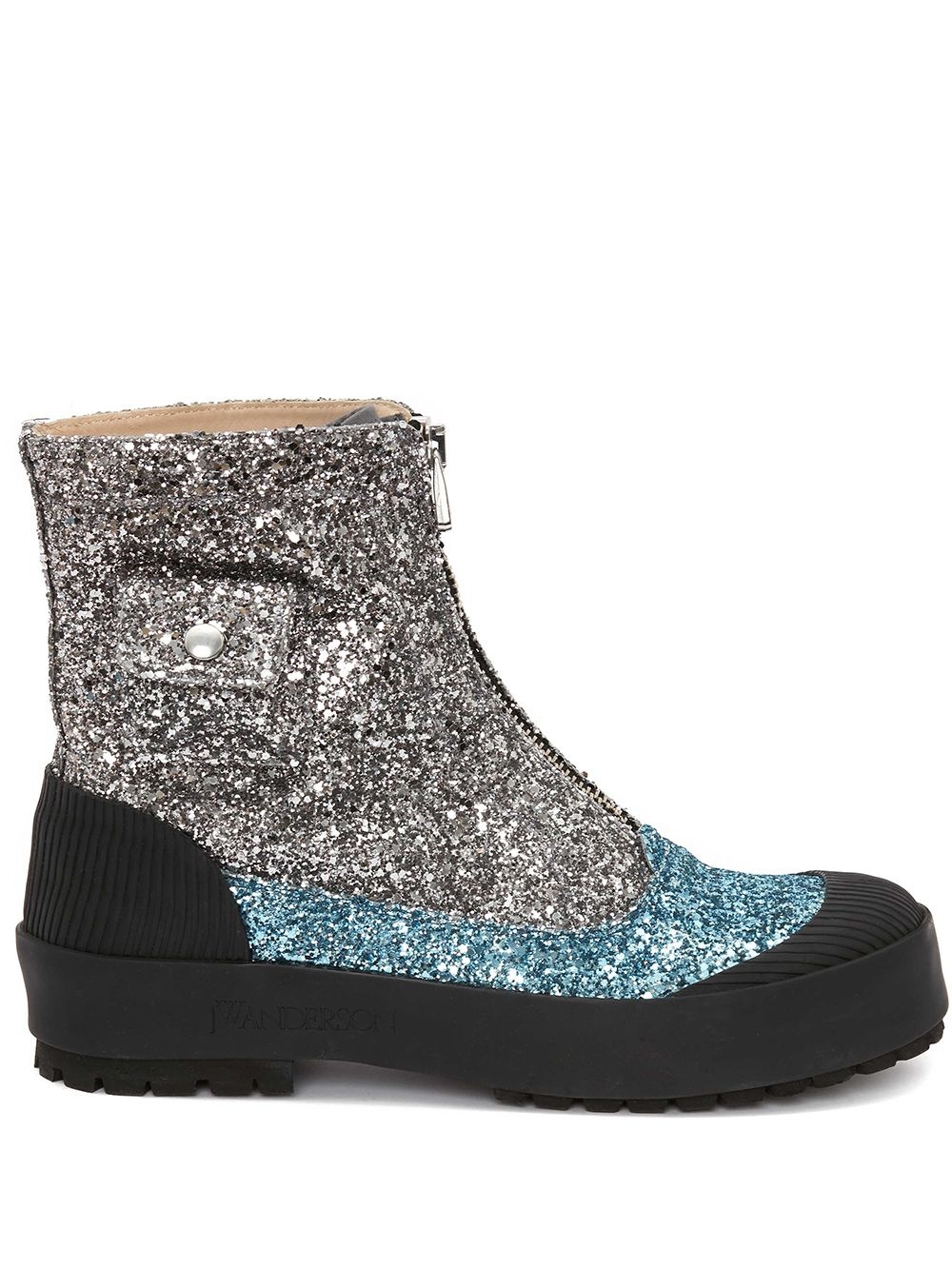 Duck glitter-detail boots - 1