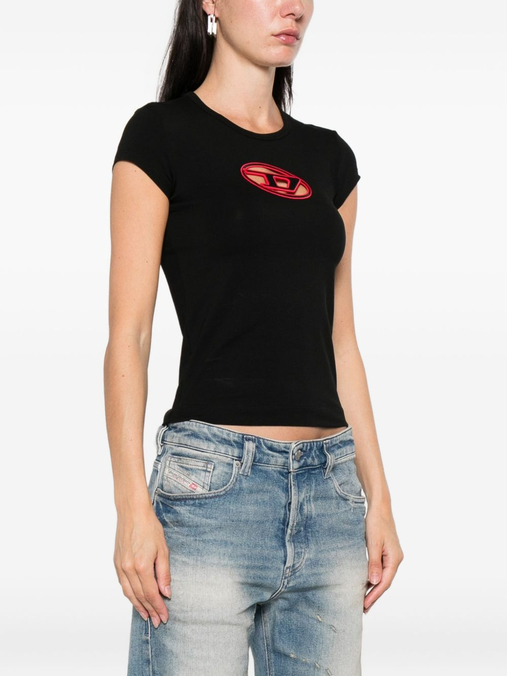 logo-detail short-sleeve top - 3