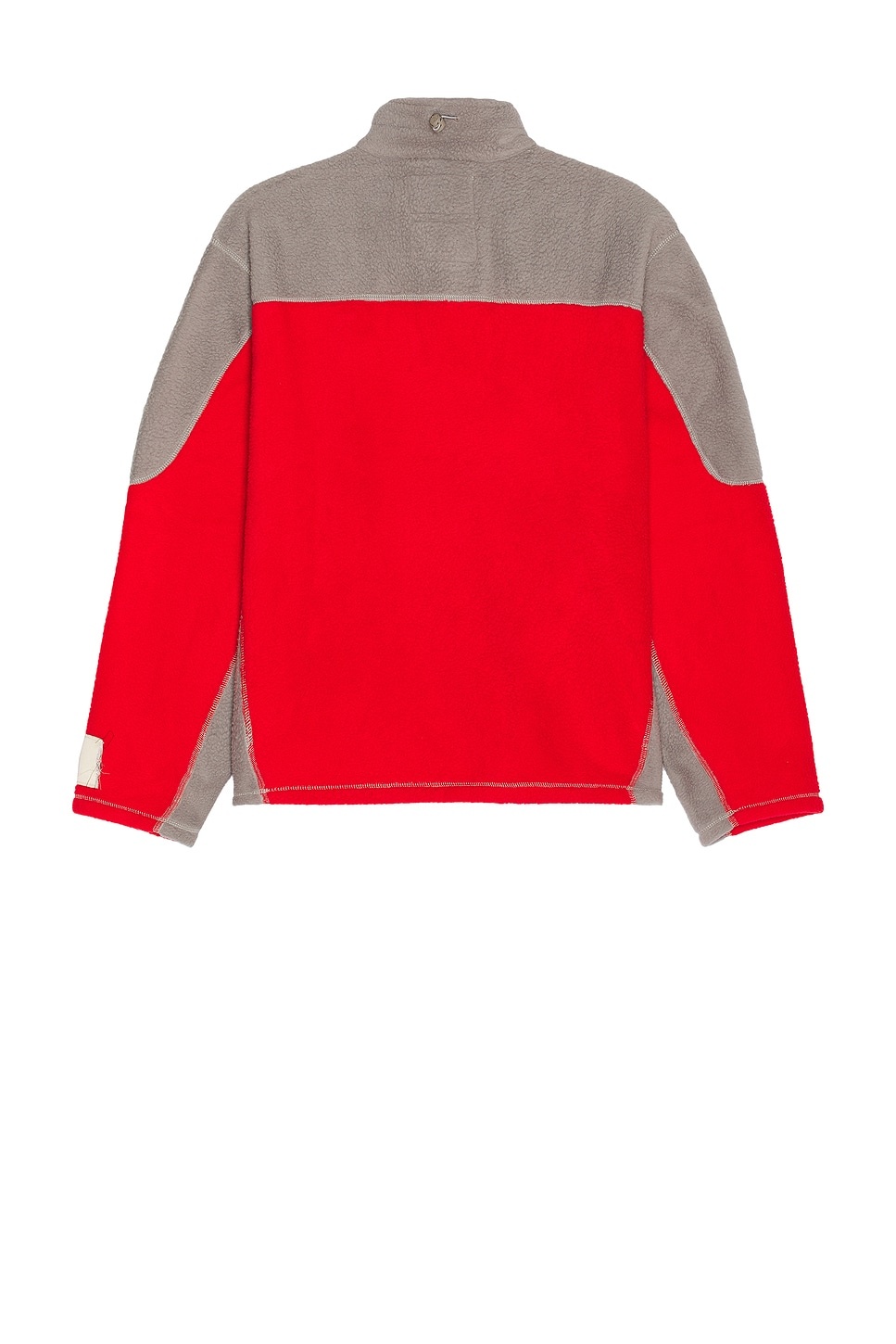 Sherpa Fleece Collared Pullover - 2