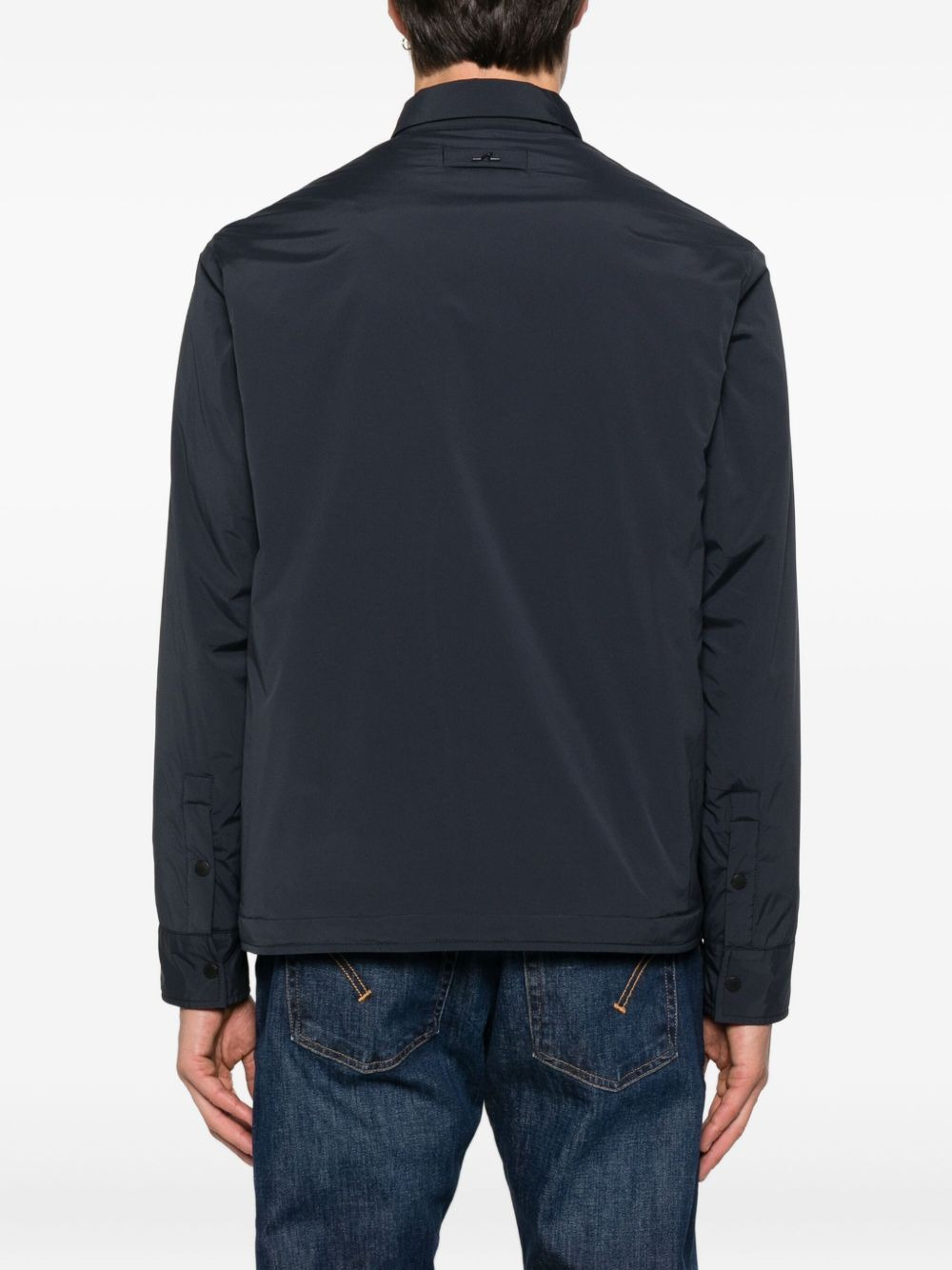 button-fastening pocket jacket - 4