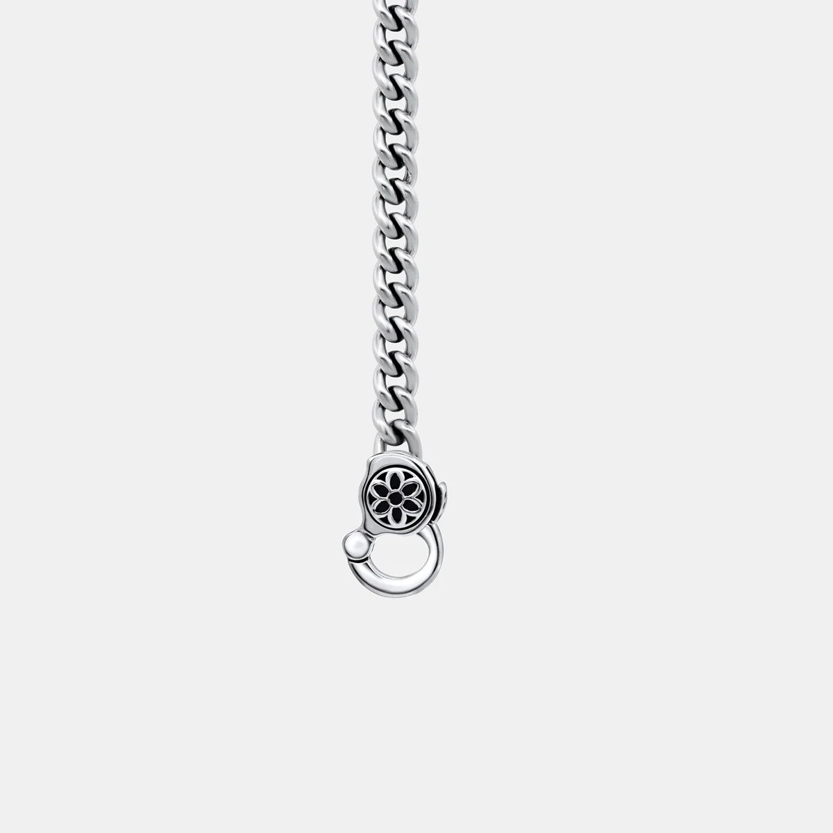 CS-CURBAA24 GOOD ART HLYWD Curb Chain Necklace Link Size AA at 24" - Sterling Silver 1
