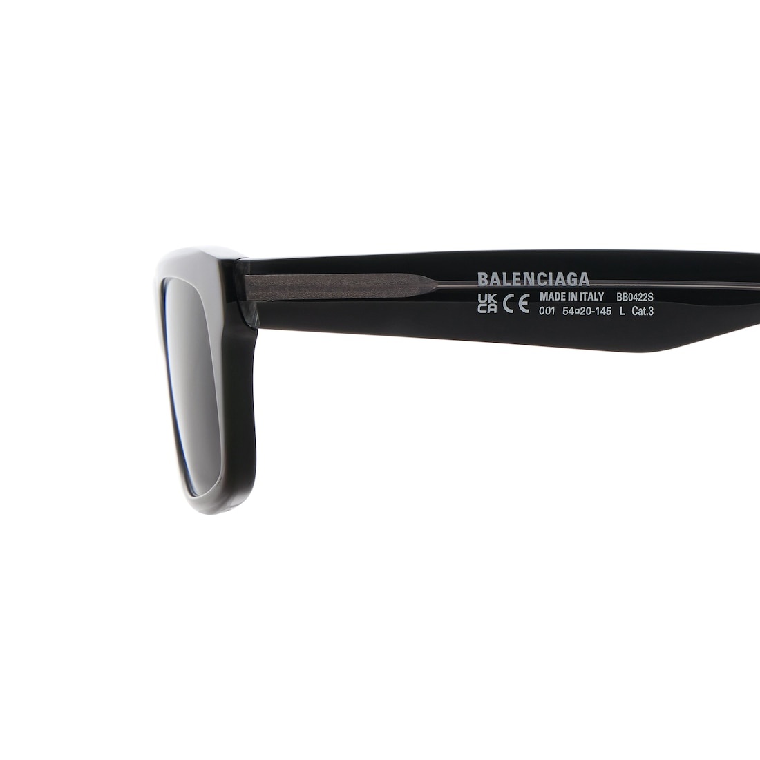 Men's Soho Rectangle Af Sunglasses  in Black - 5