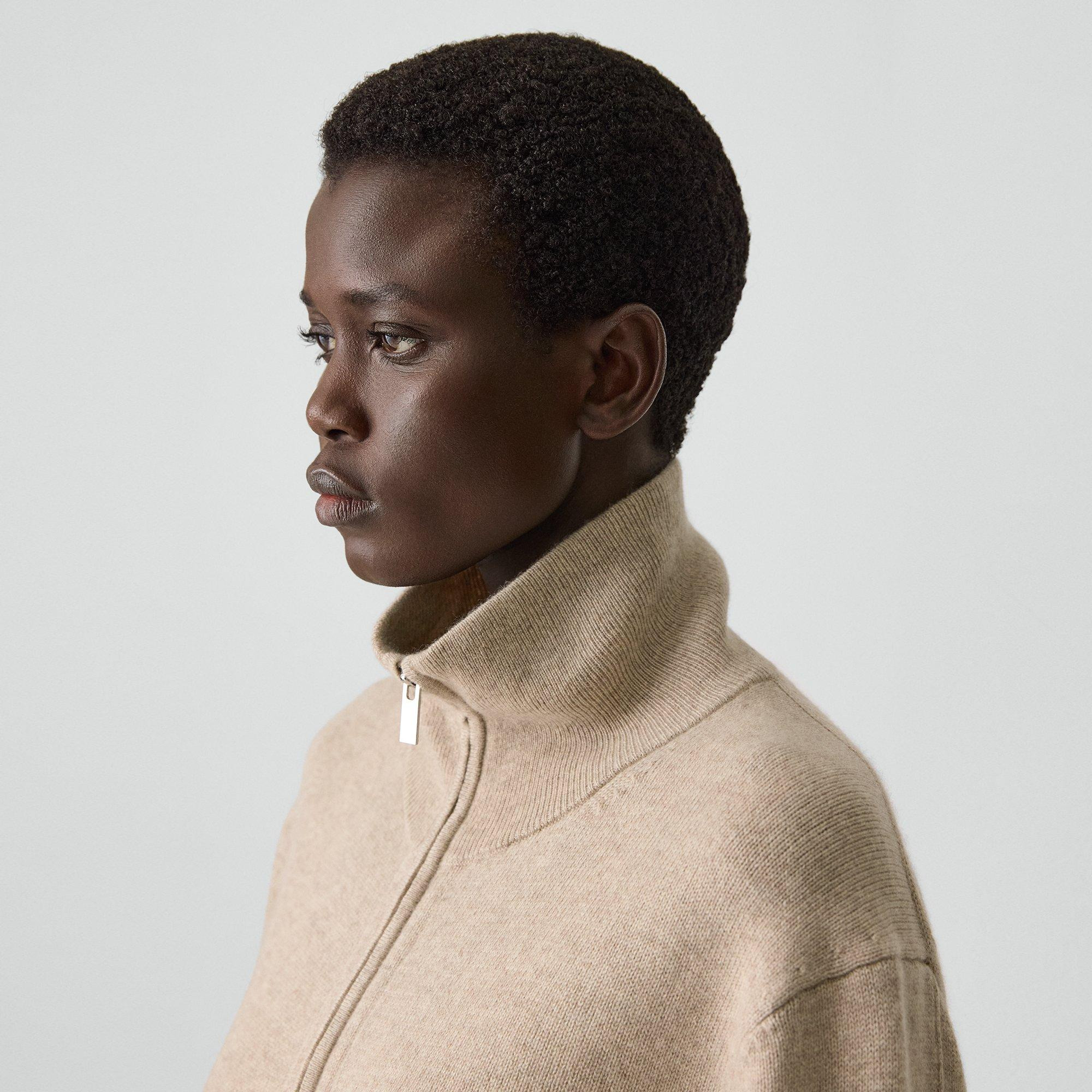 Zip Jacket in Cashmere - 5