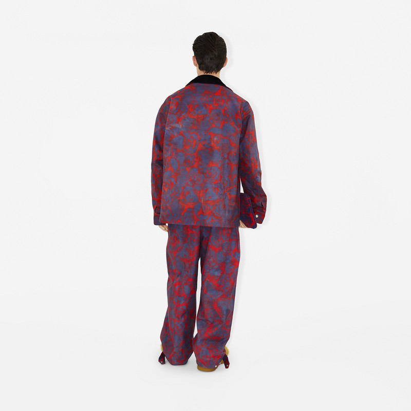 Rose Print Trousers 4