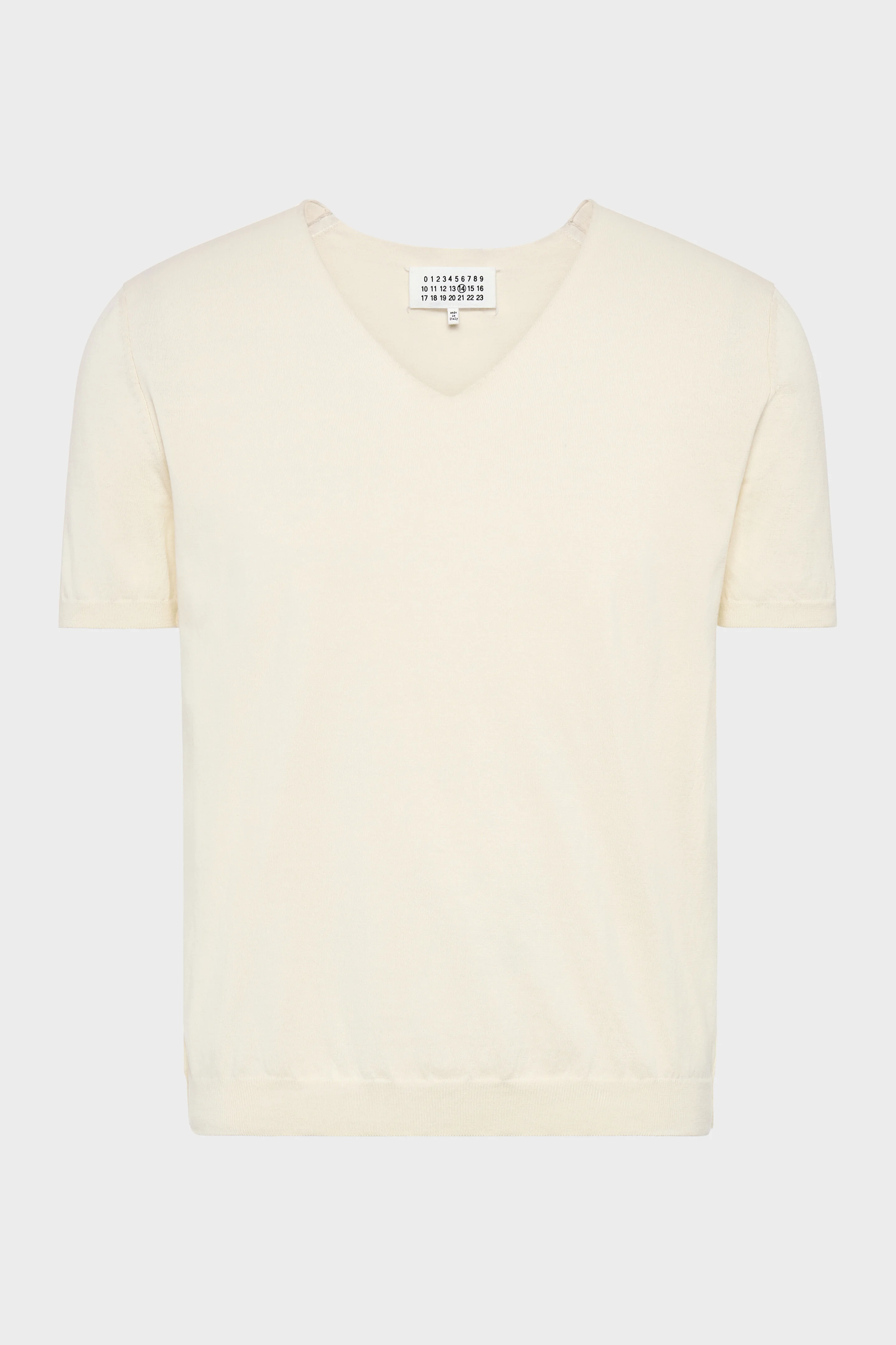 Cotton V-Neck Top - 1