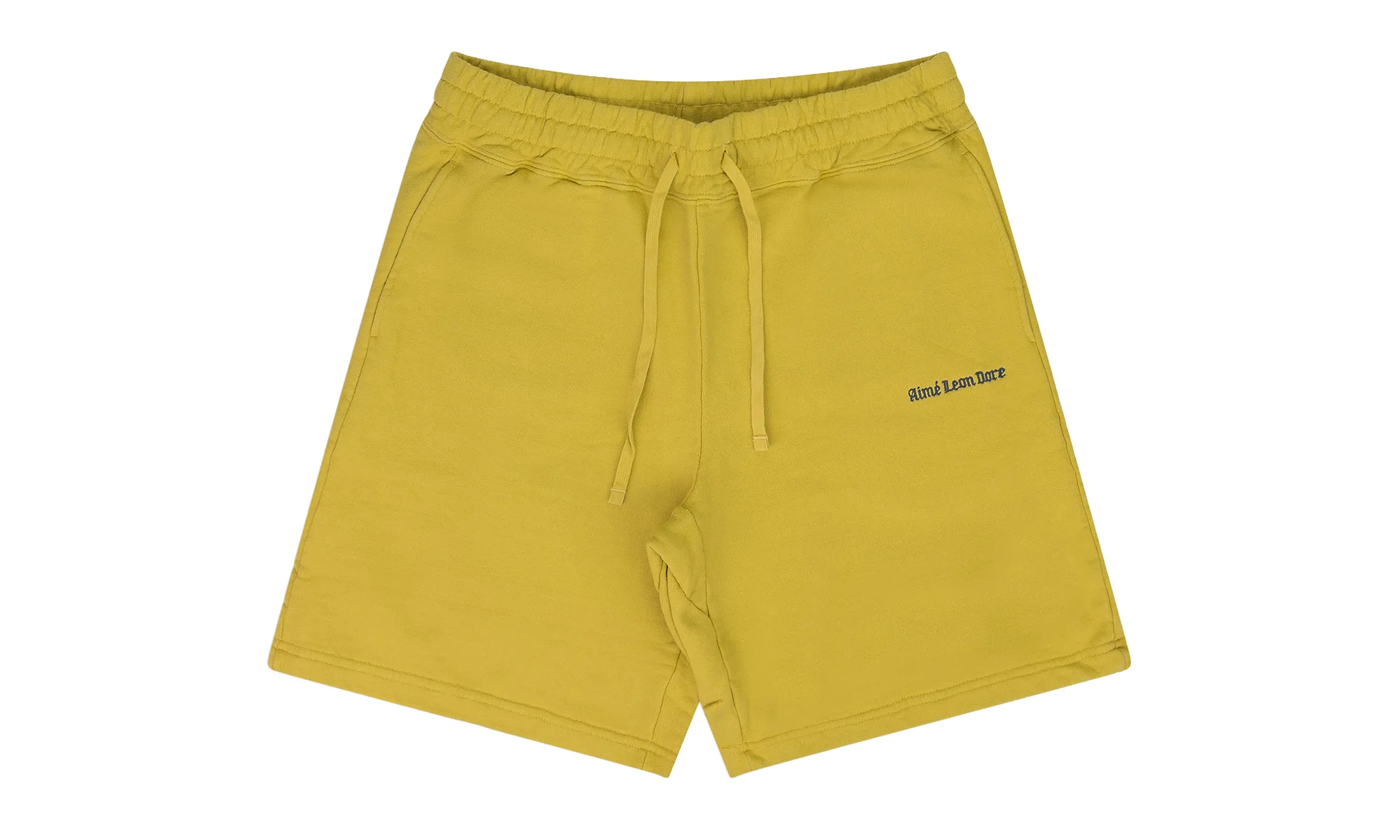 Embroidered Logo Uniform Sweatshorts "Yellow" ALD MBTM 0061 - 1