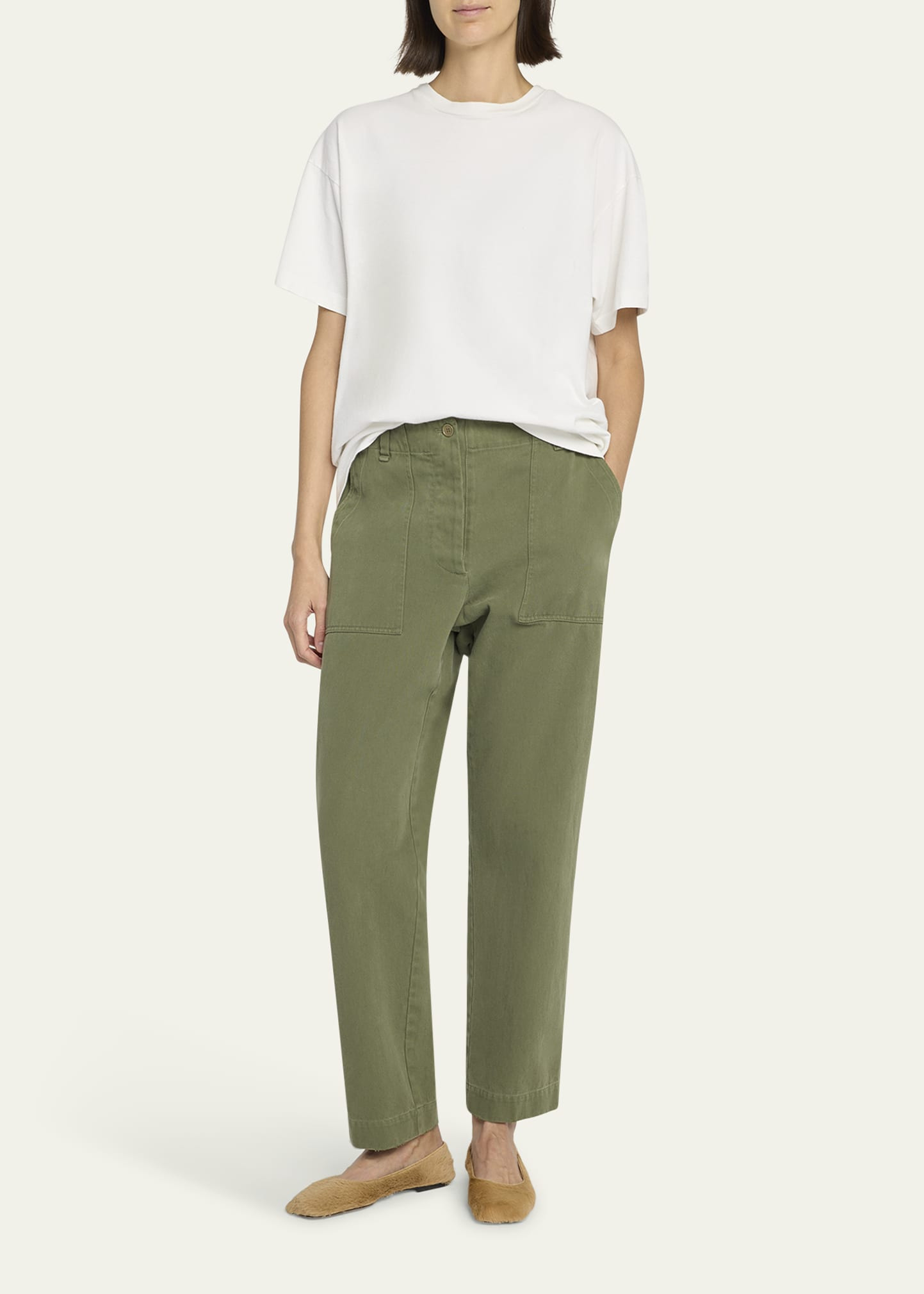 Vendula Mid-Rise Cargo Pants - 2