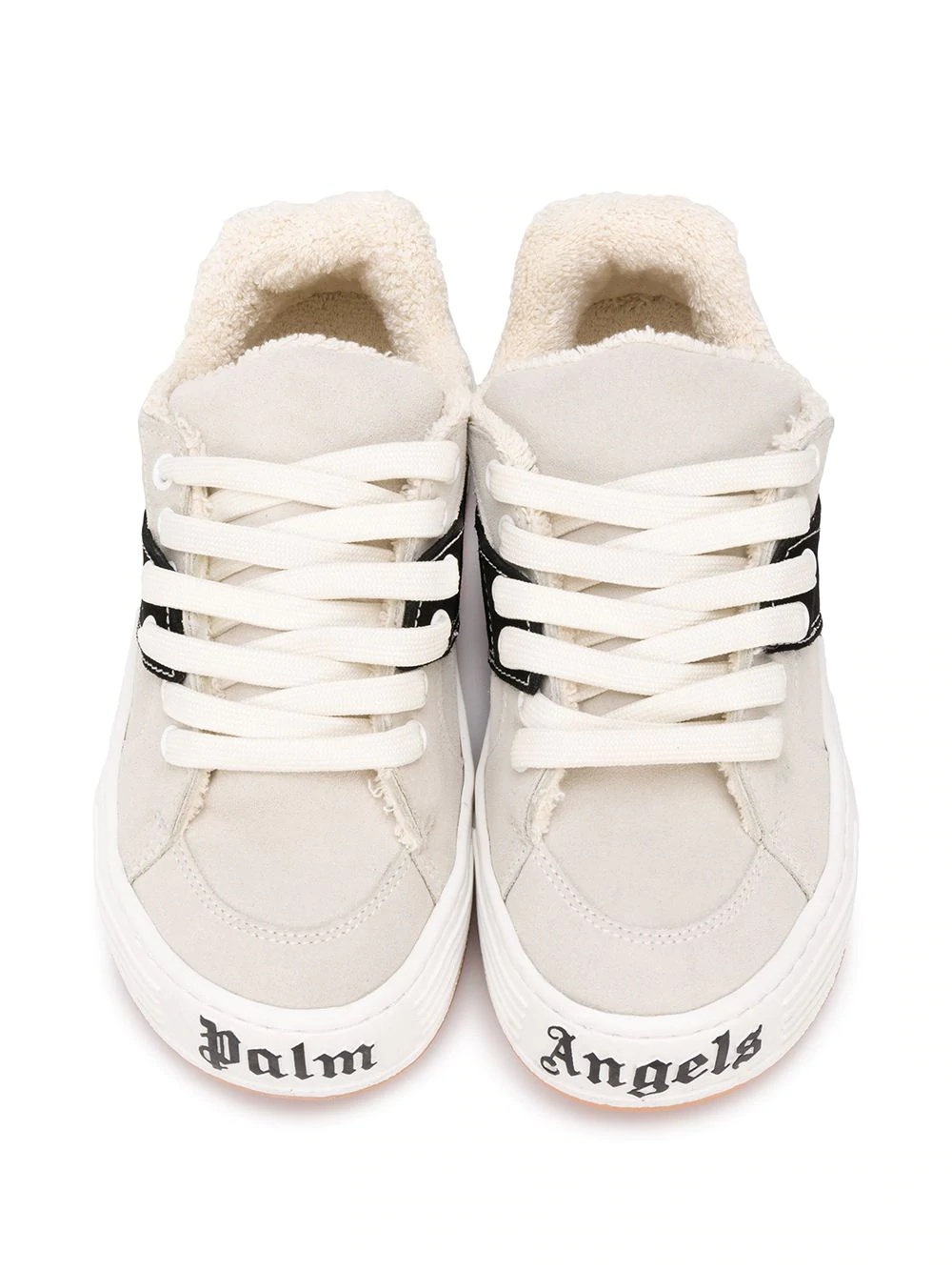 logo-print low-top sneakers - 4