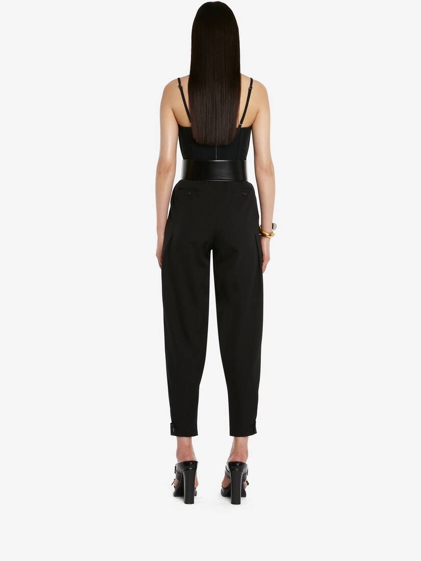 Corset Top in Black - 4