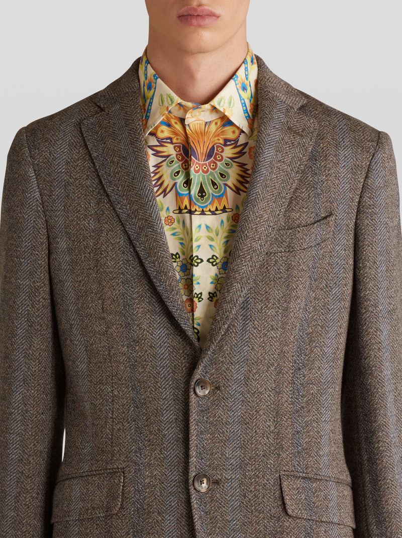 Etro STRIPED JERSEY JACKET outlook