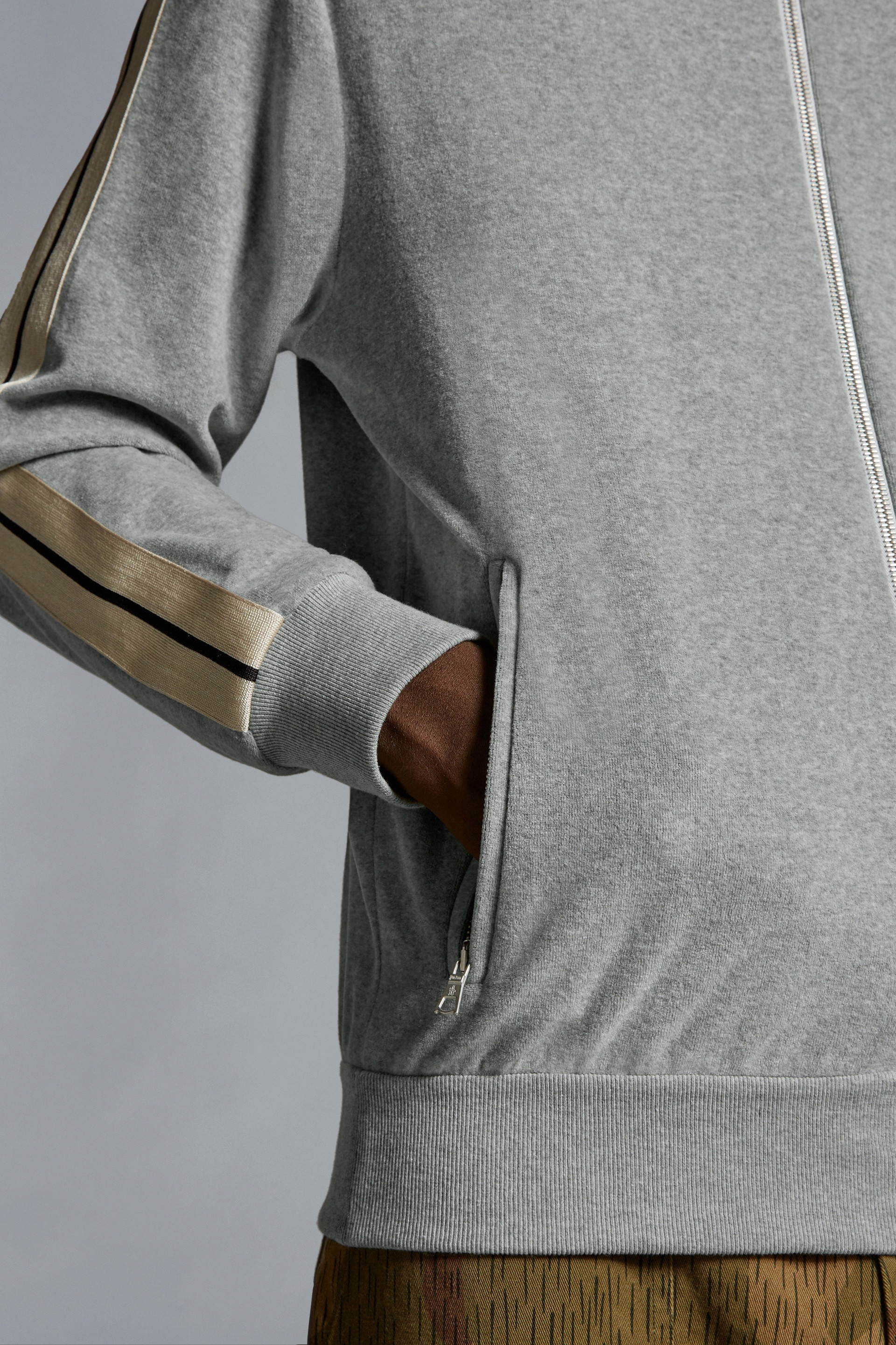 Chenille Zip-Up Sweatshirt - 6