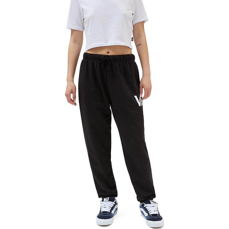 (WMNS) Vans Take it Easy Sweatpants 'Black' VN0A7RMTBLK - 5