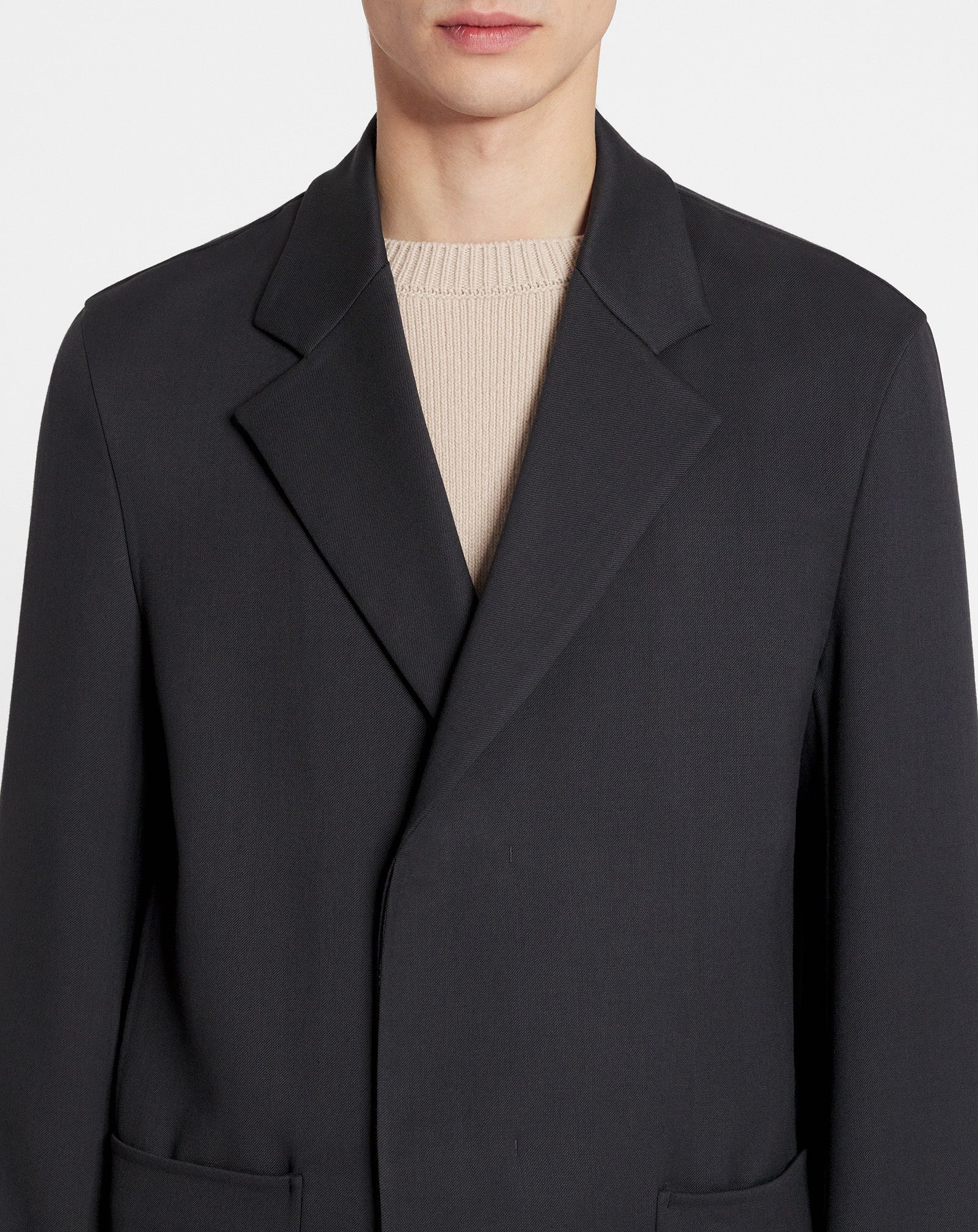 DOUBLE-FACED CASHMERE COAT - 5