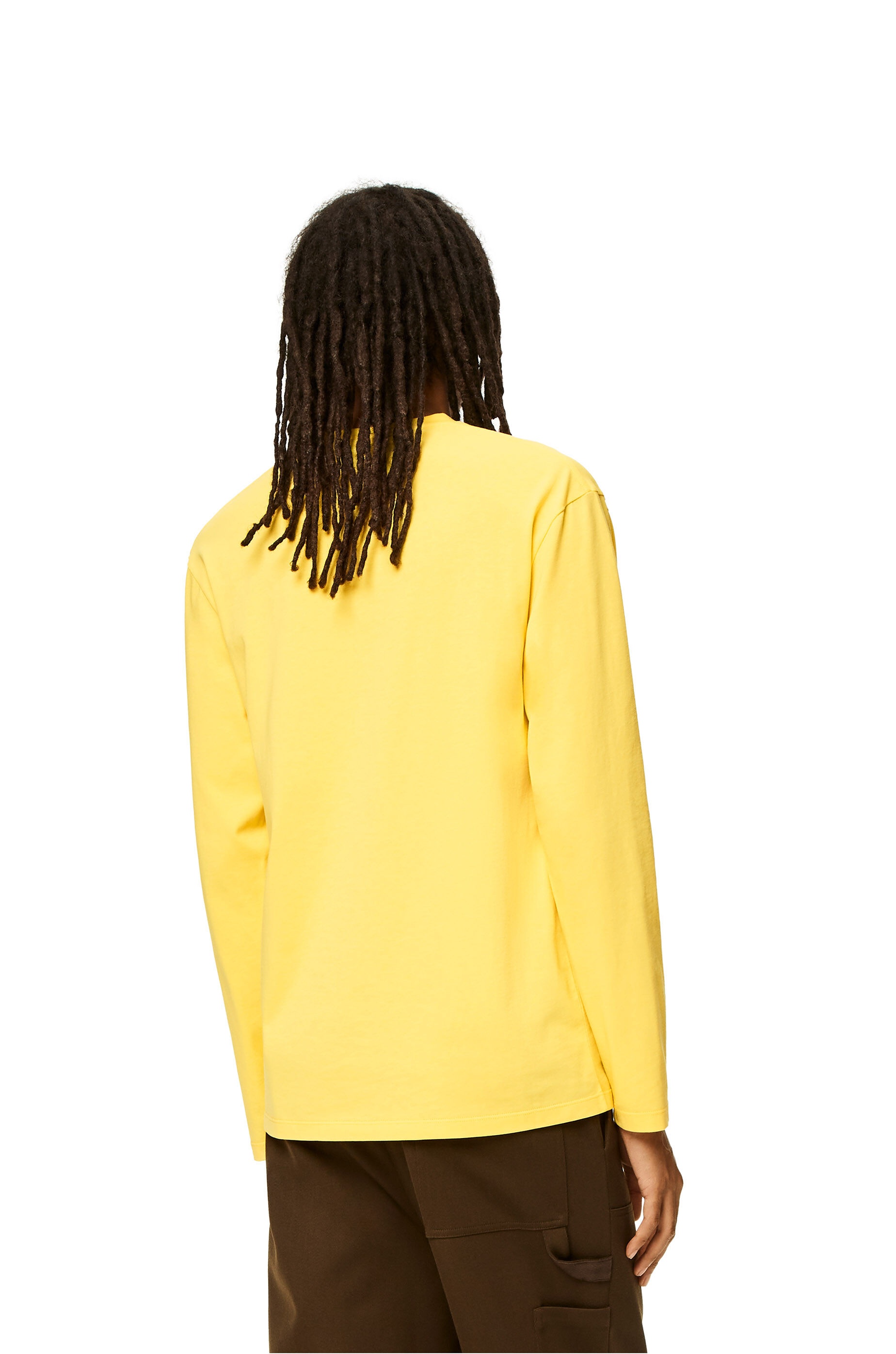 Anagram fake pocket long sleeve T-shirt in cotton - 4