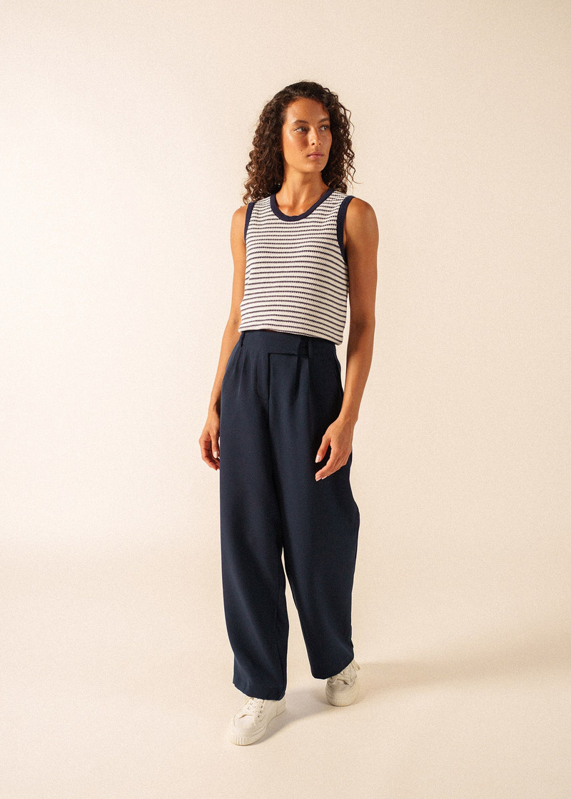 BIANCA Crepe Straight Leg Pants 4