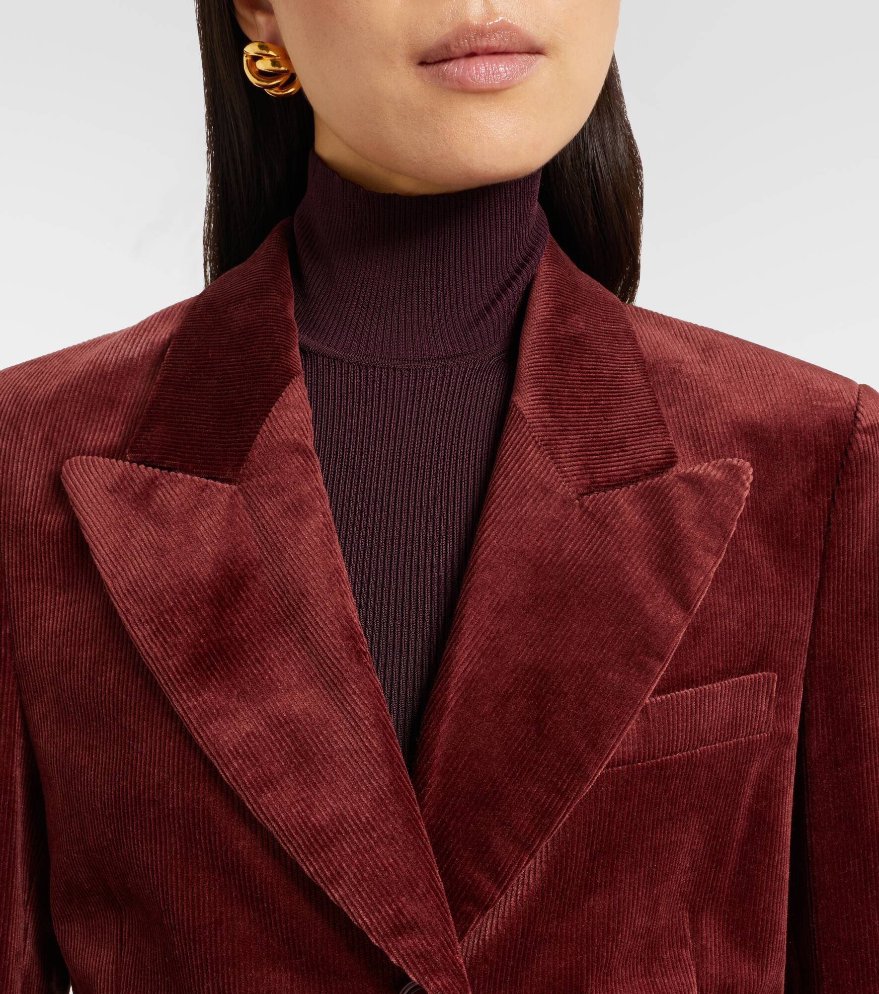 Twisted Structure corduroy blazer - 4