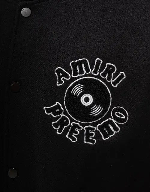 Amiri Black DJ Premier Varsity Jacket - 9