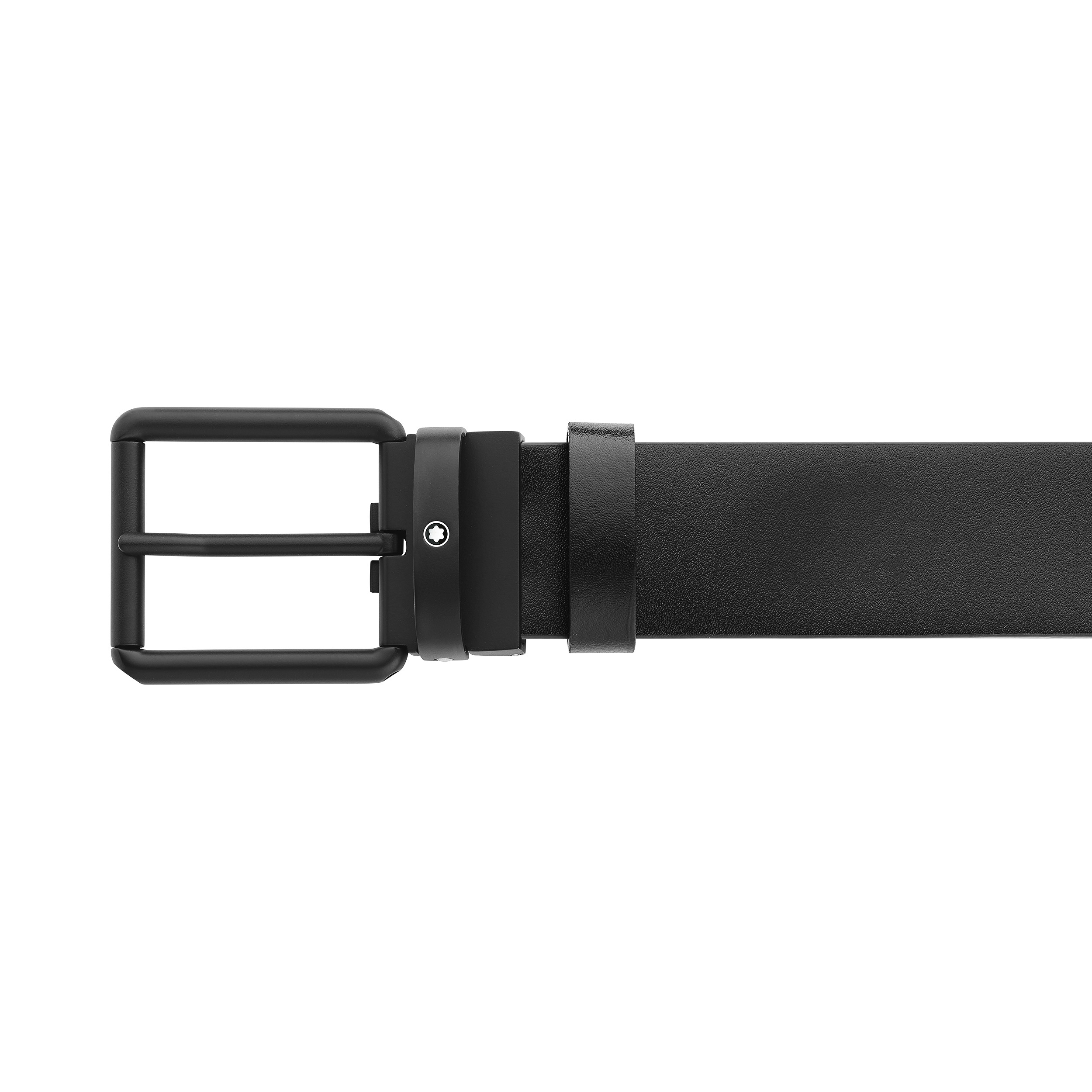 Brown/black 35 mm reversible leather belt - 4