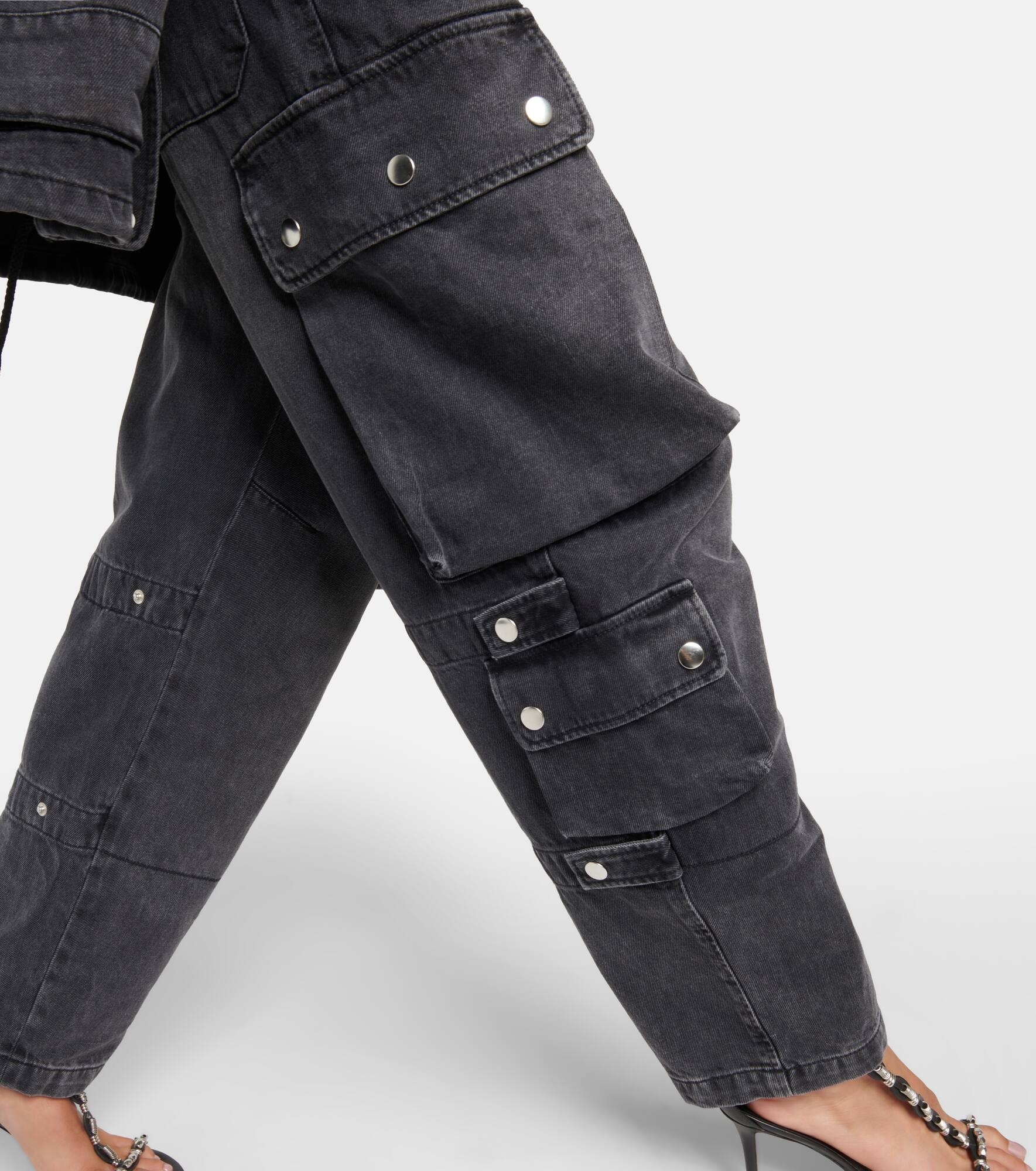 Elore denim cargo pants - 5