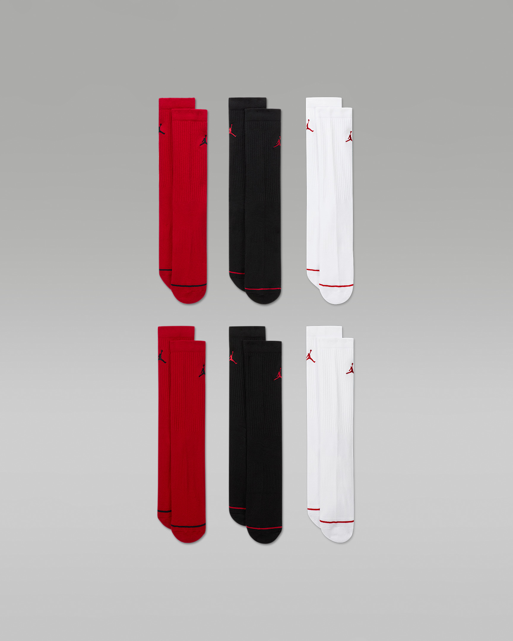 Jordan Everyday Cushioned Crew Socks (6 Pairs) - 2
