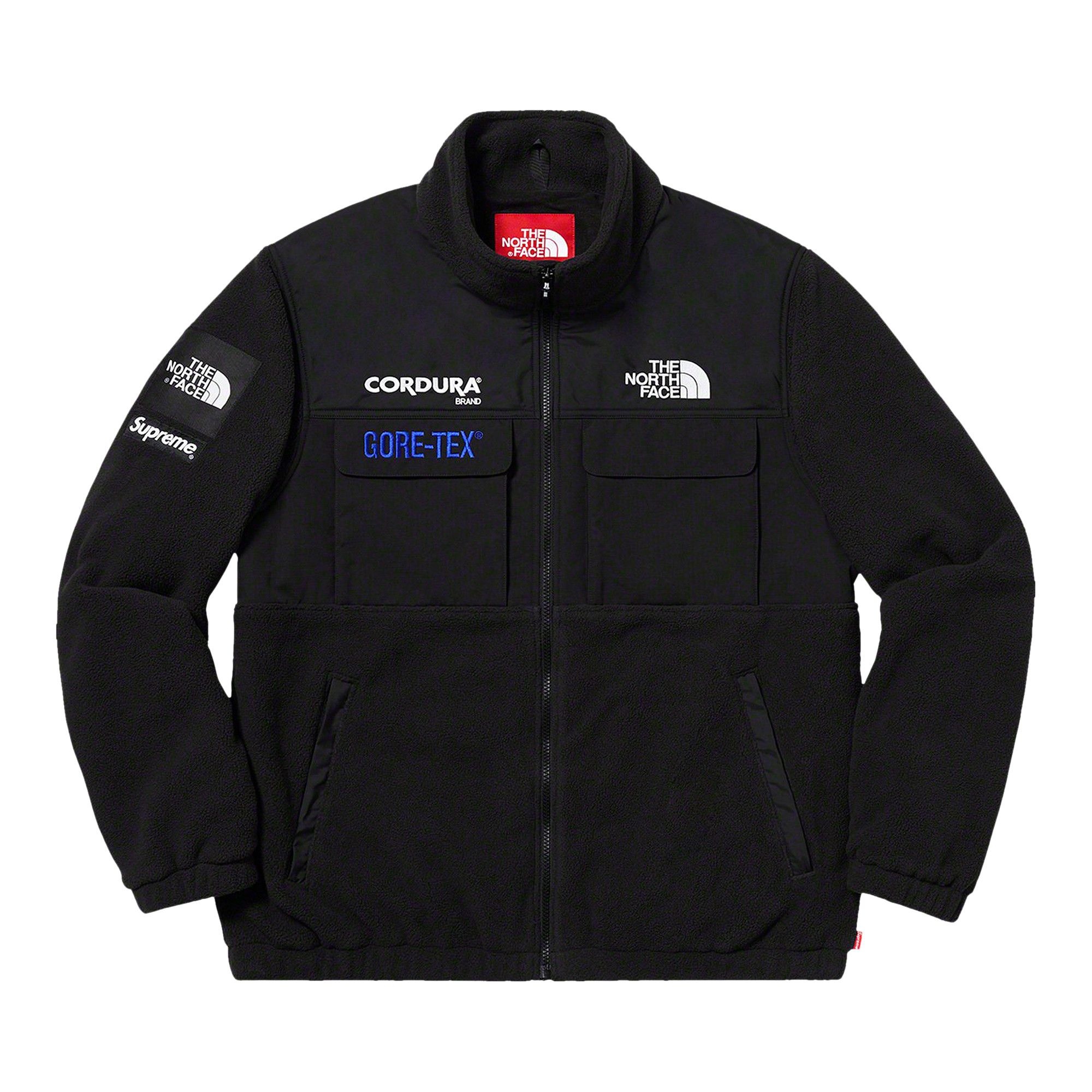 Supreme x The North Face Expedition Fleece Jacket 'Black' - 1