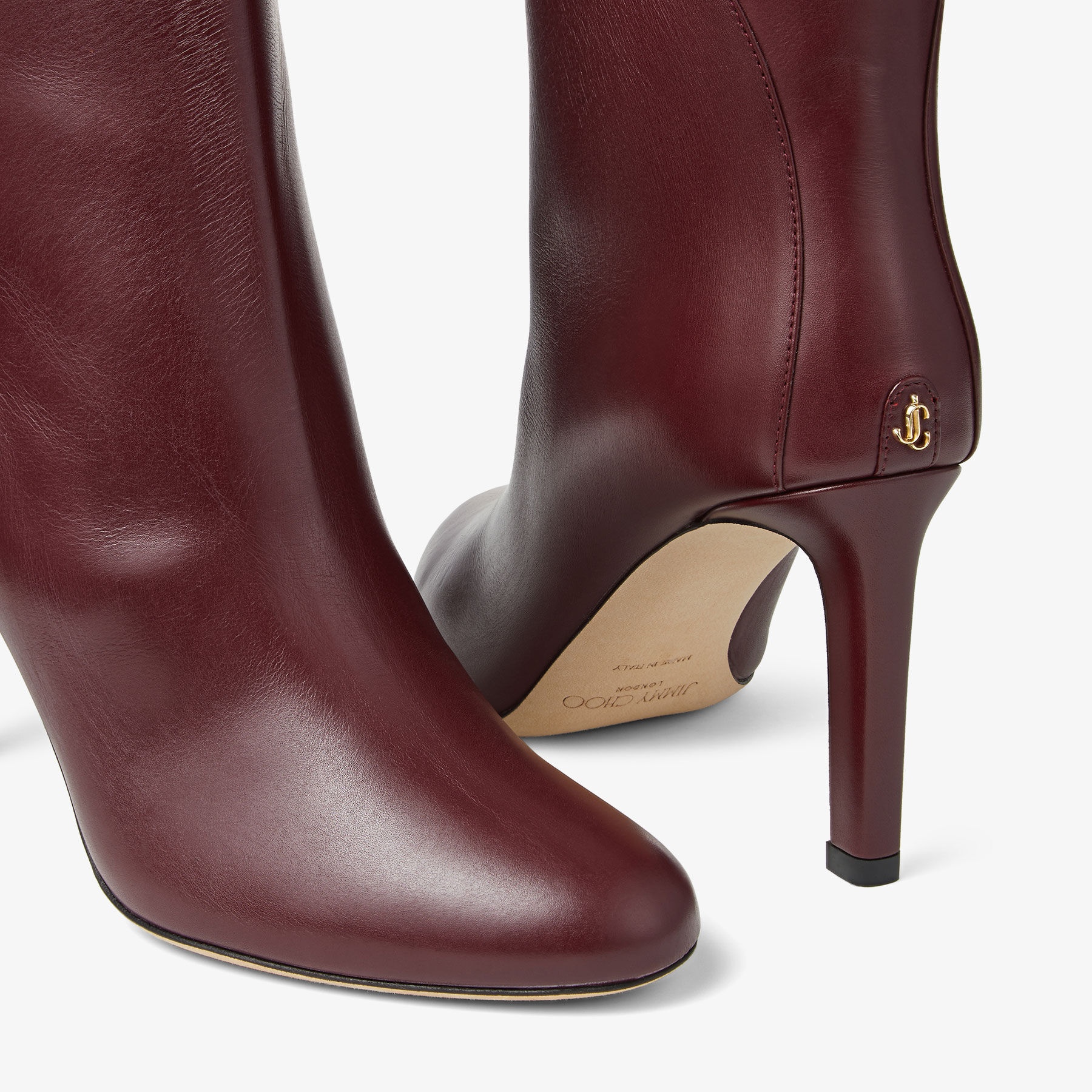 Karter Ab 85
Burgundy Calf Leather Ankle Boots - 4