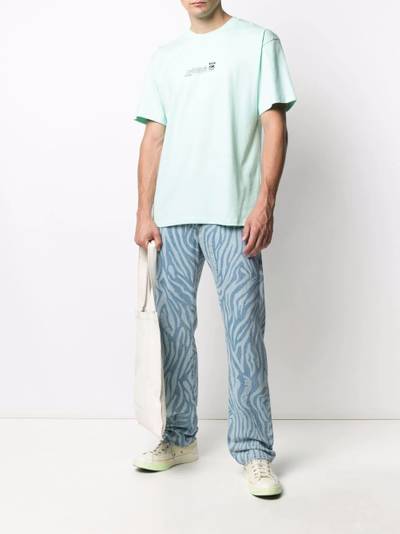 MSGM Fantastic Green printed T-shirt outlook