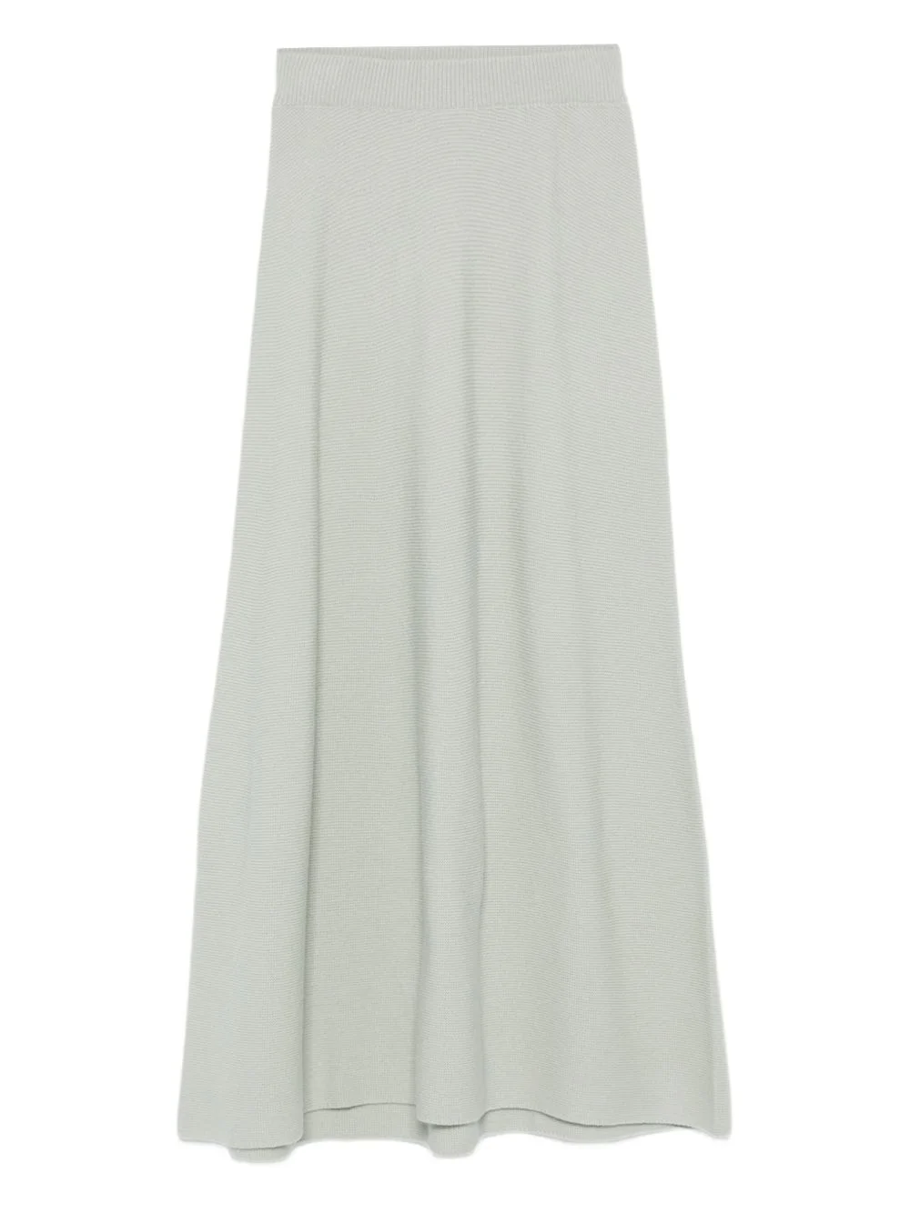 Kugo ribbed wool midi skirt - 1