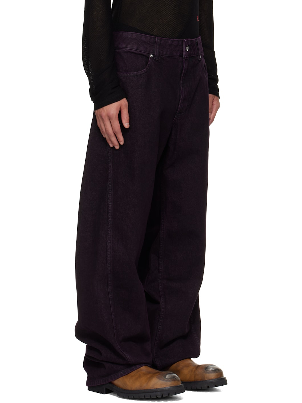 Purple Bend Jeans - 2