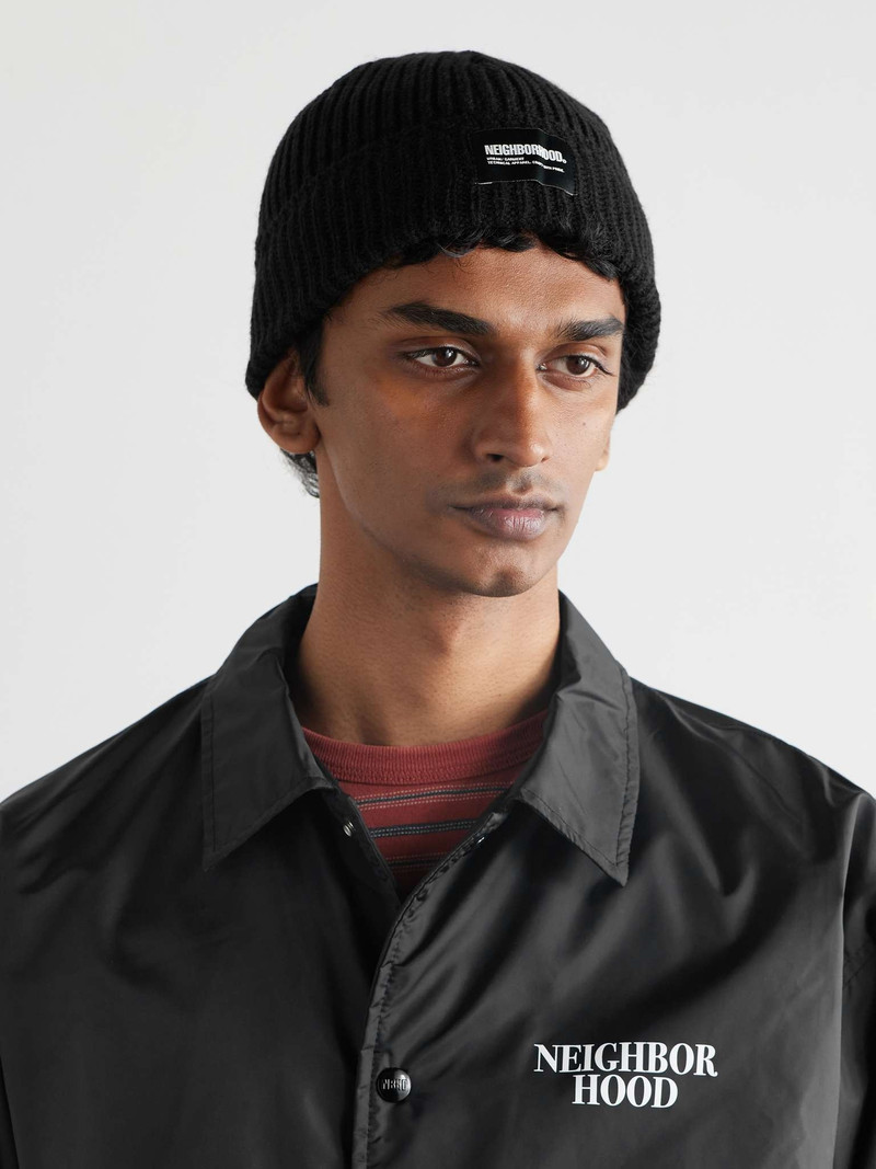 NEIGHBORHOOD JP Ribbed-Knit Beanie outlook
