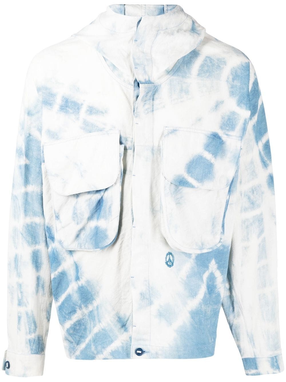 Forager tie-dye hooded jacket - 1