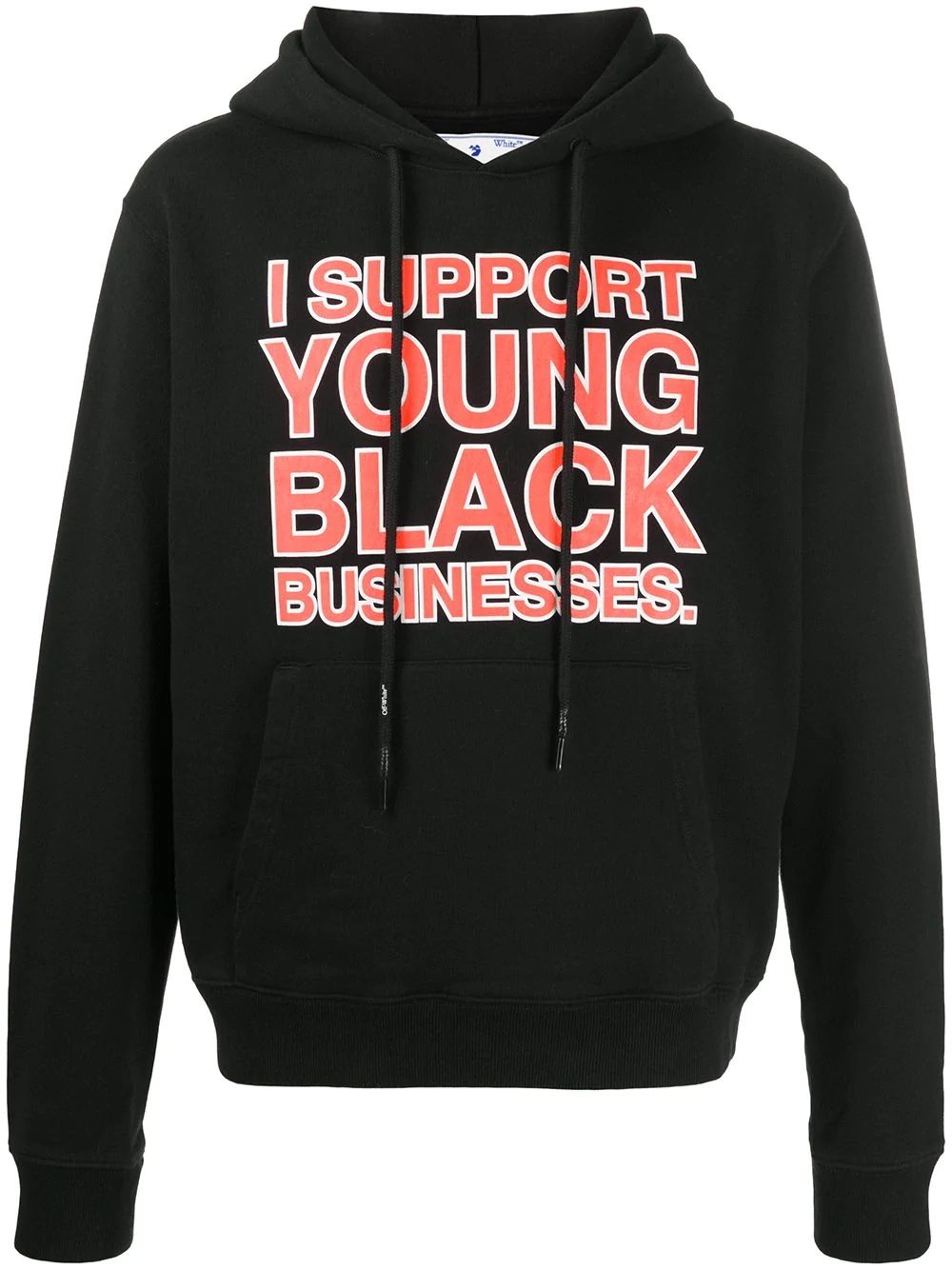 "I Support Young Black Businesses" hoodie - 1