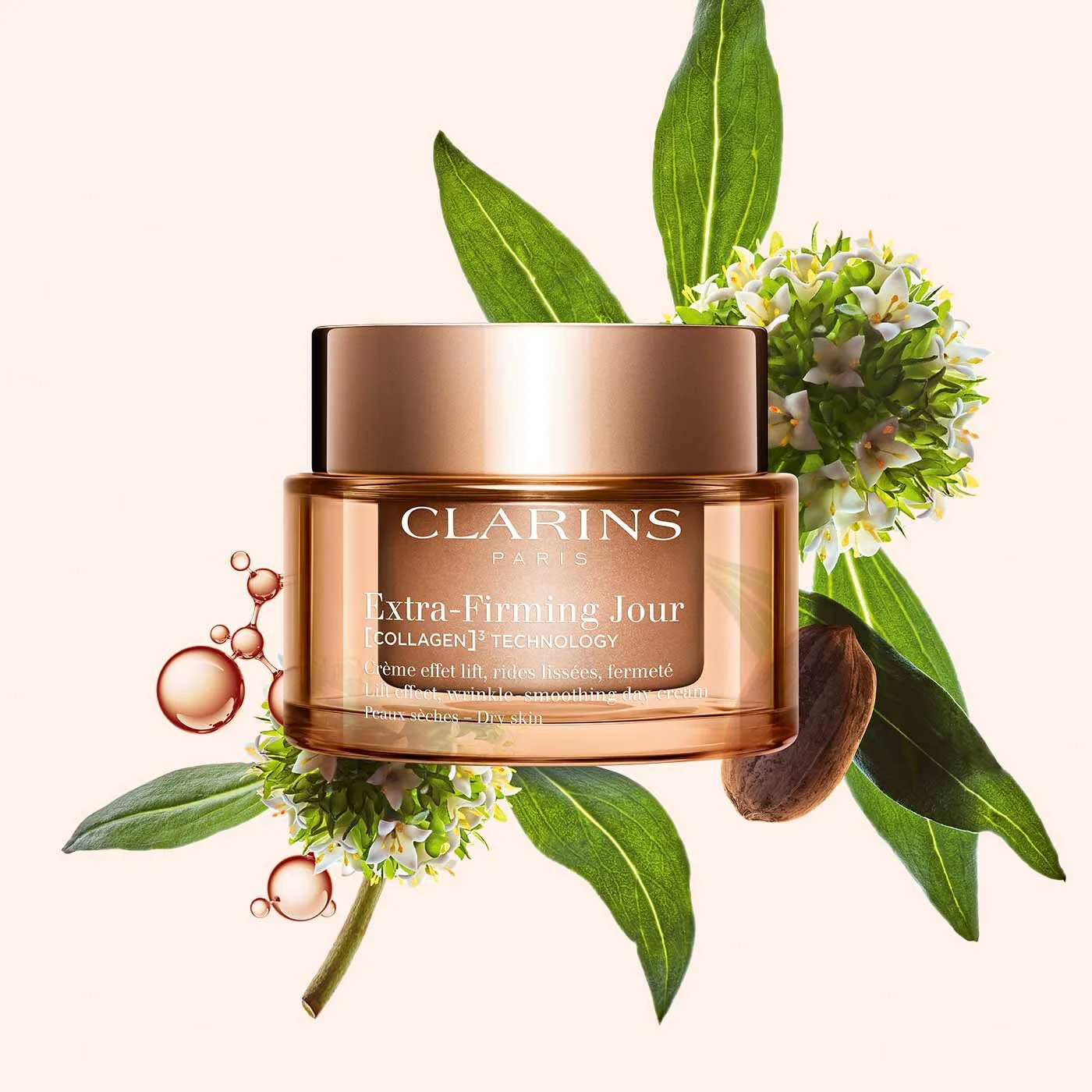 Extra-Firming Day Refillable Moisturizer with Collagen Polypeptide + Niacinamide, Dry Skin - 1