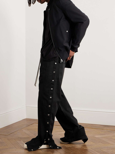 Rick Owens DRKSHDW Pusher Cotton-Twill Drawstring Trousers outlook