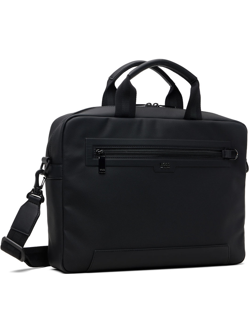 BOSS Black Logo Flag Document Briefcase outlook
