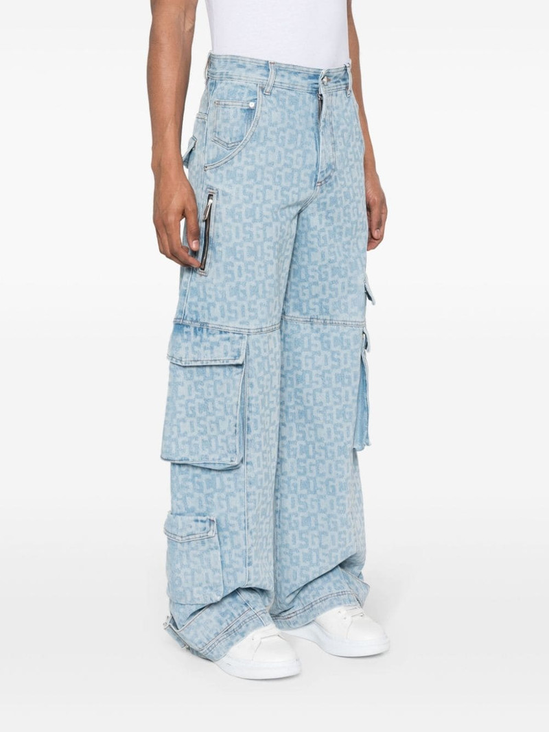 logo-print cargo jeans 3