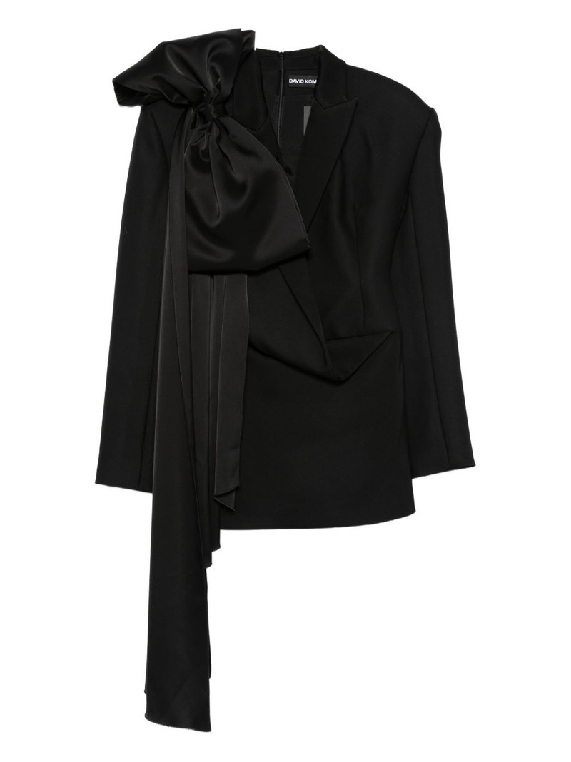 bow detail mini dress 1
