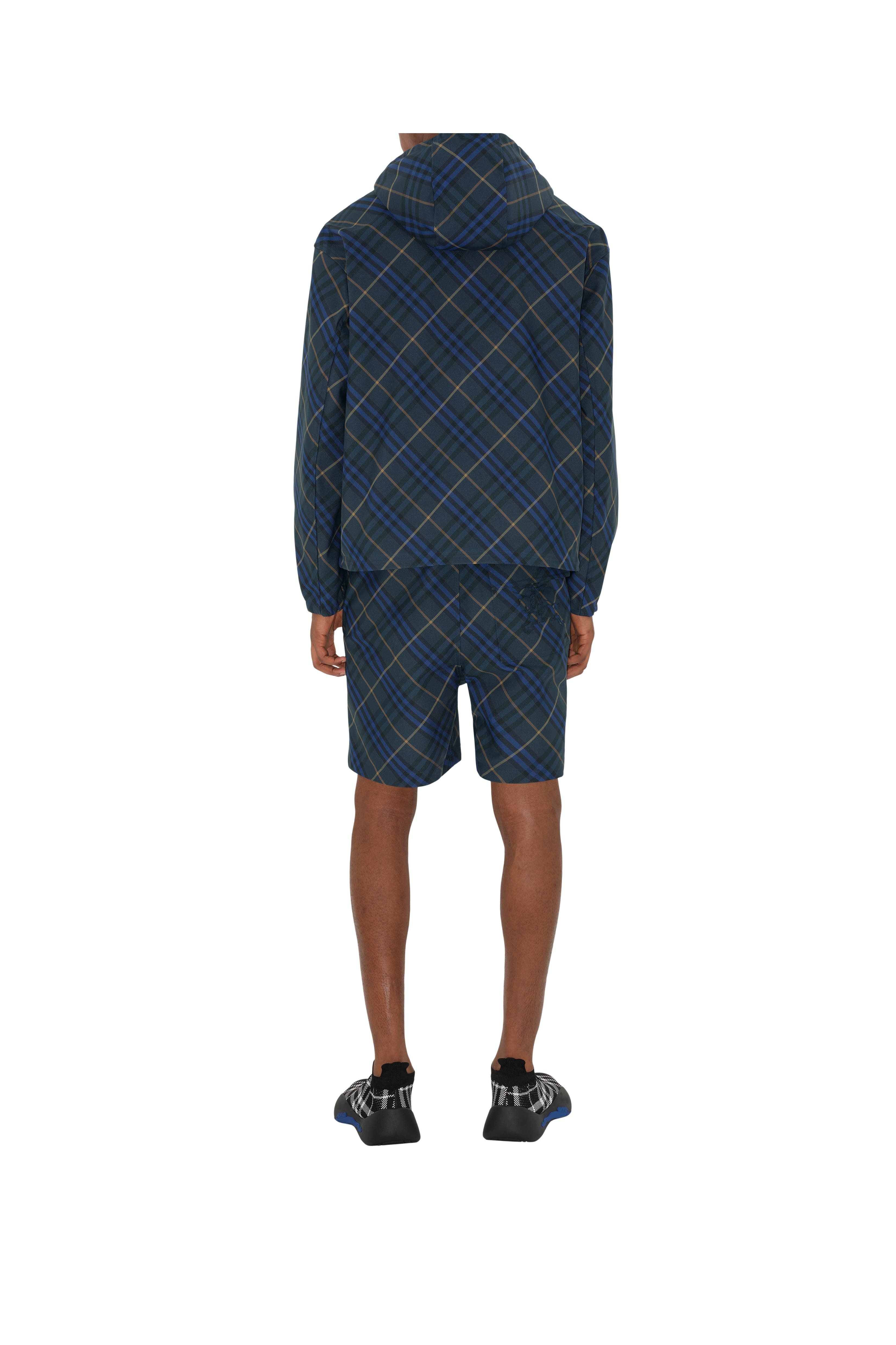 burberry Check Twill Shorts in Midnight at Nordstrom - 4