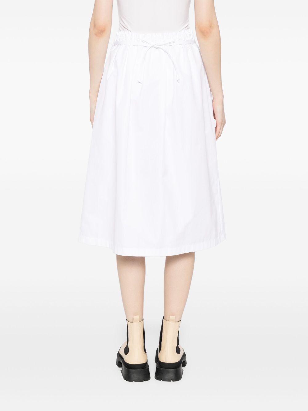 cotton poplin skirt - 4