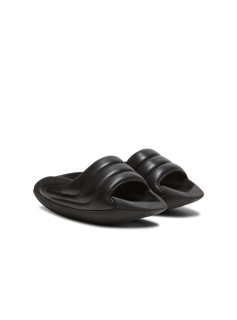 퀼트 가죽 B-IT mules 2