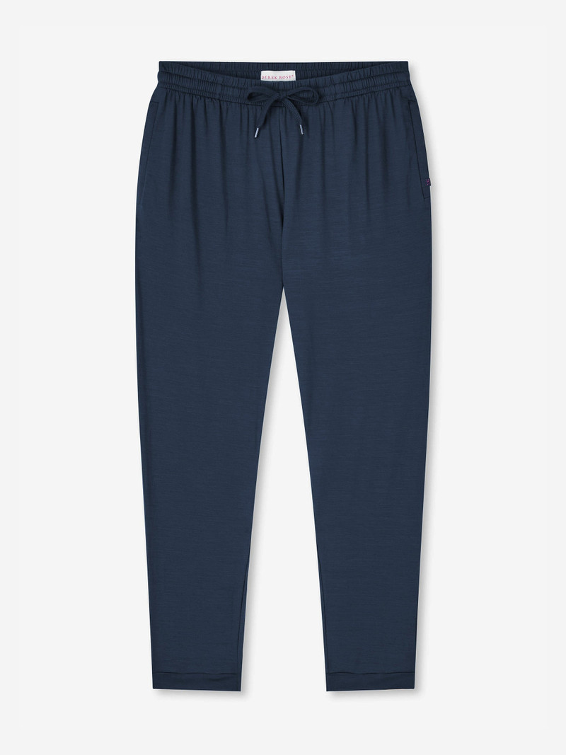 Men's Track Pants Basel Micro Modal Stretch Navy - 1