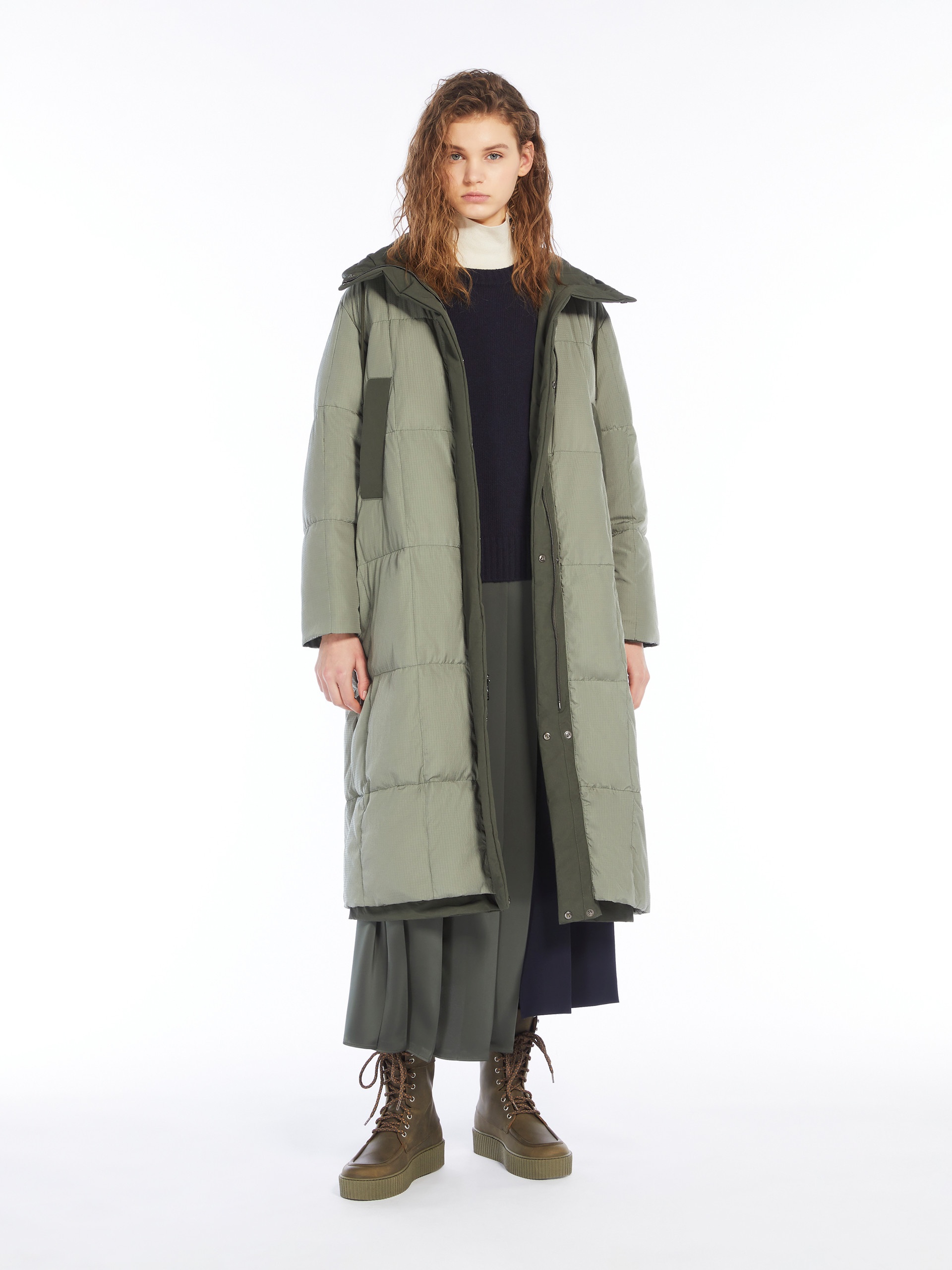USSITA Reversible water-repellent technical cotton parka - 5