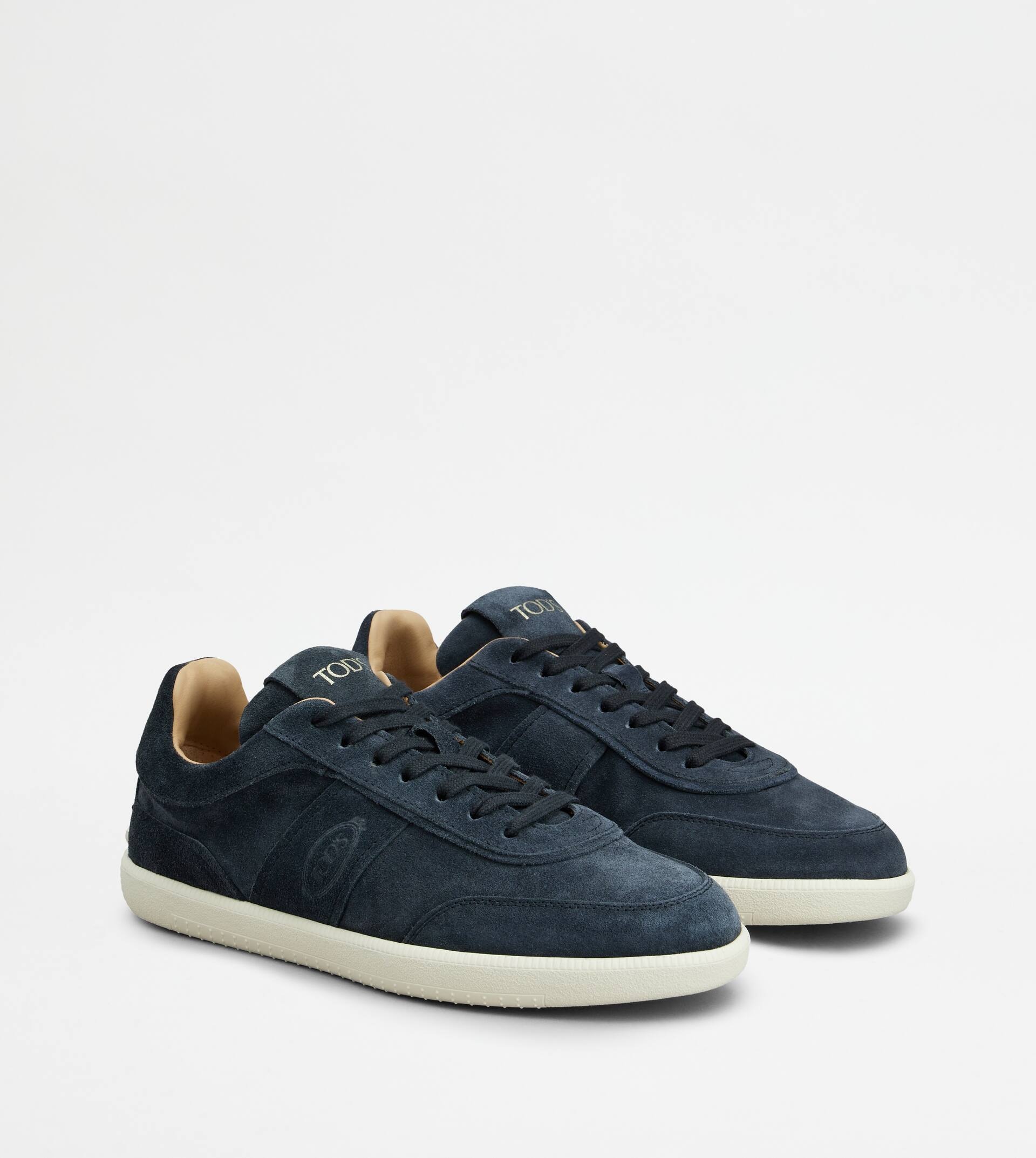 TOD'S TABS SNEAKERS IN SUEDE - BLUE - 3